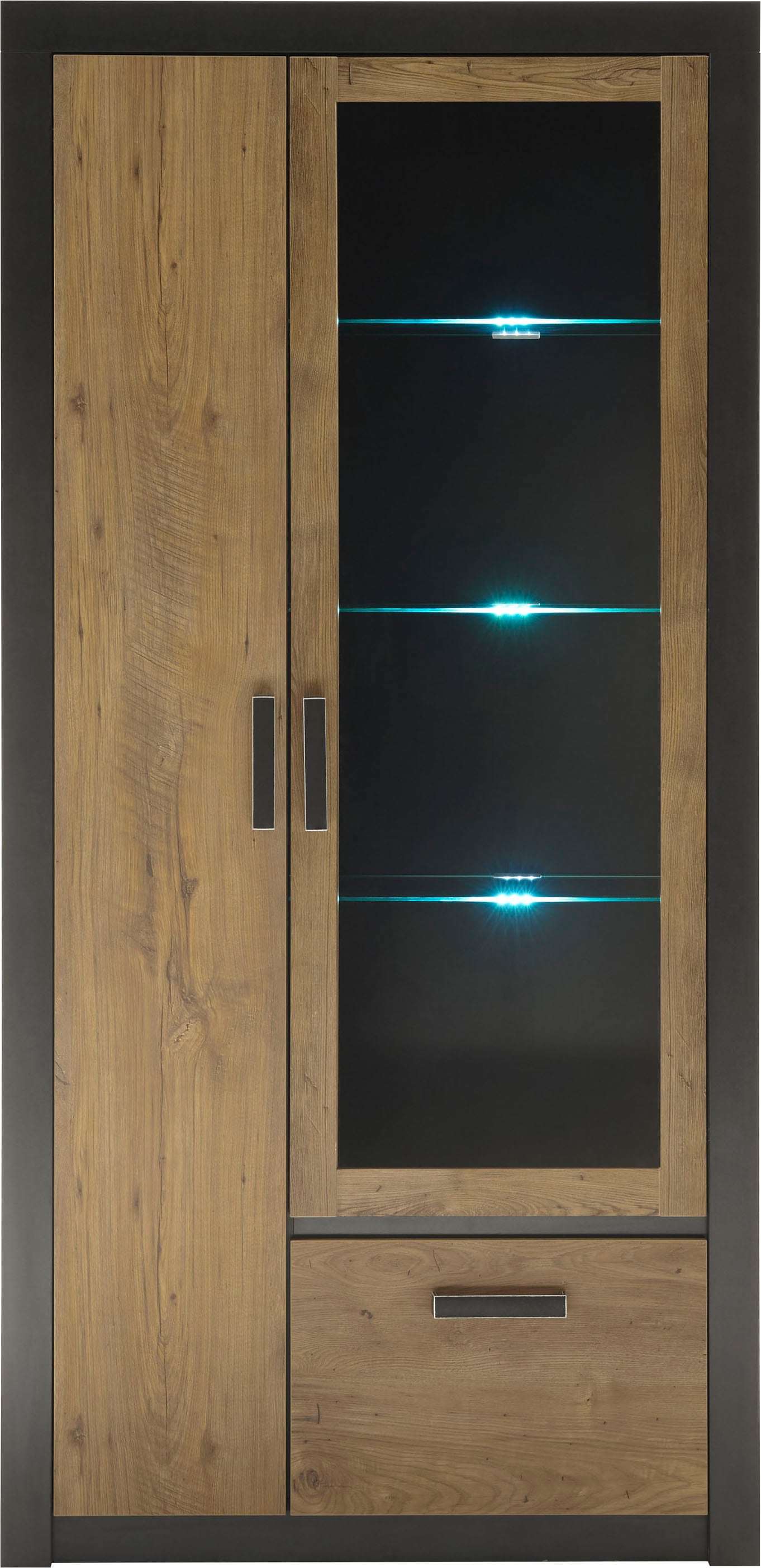 INOSIGN Vitrine »BRÜGGE«, Glasvitrine, Stauraumvitrine, Standvitrine, Höhe ca. 192 cm