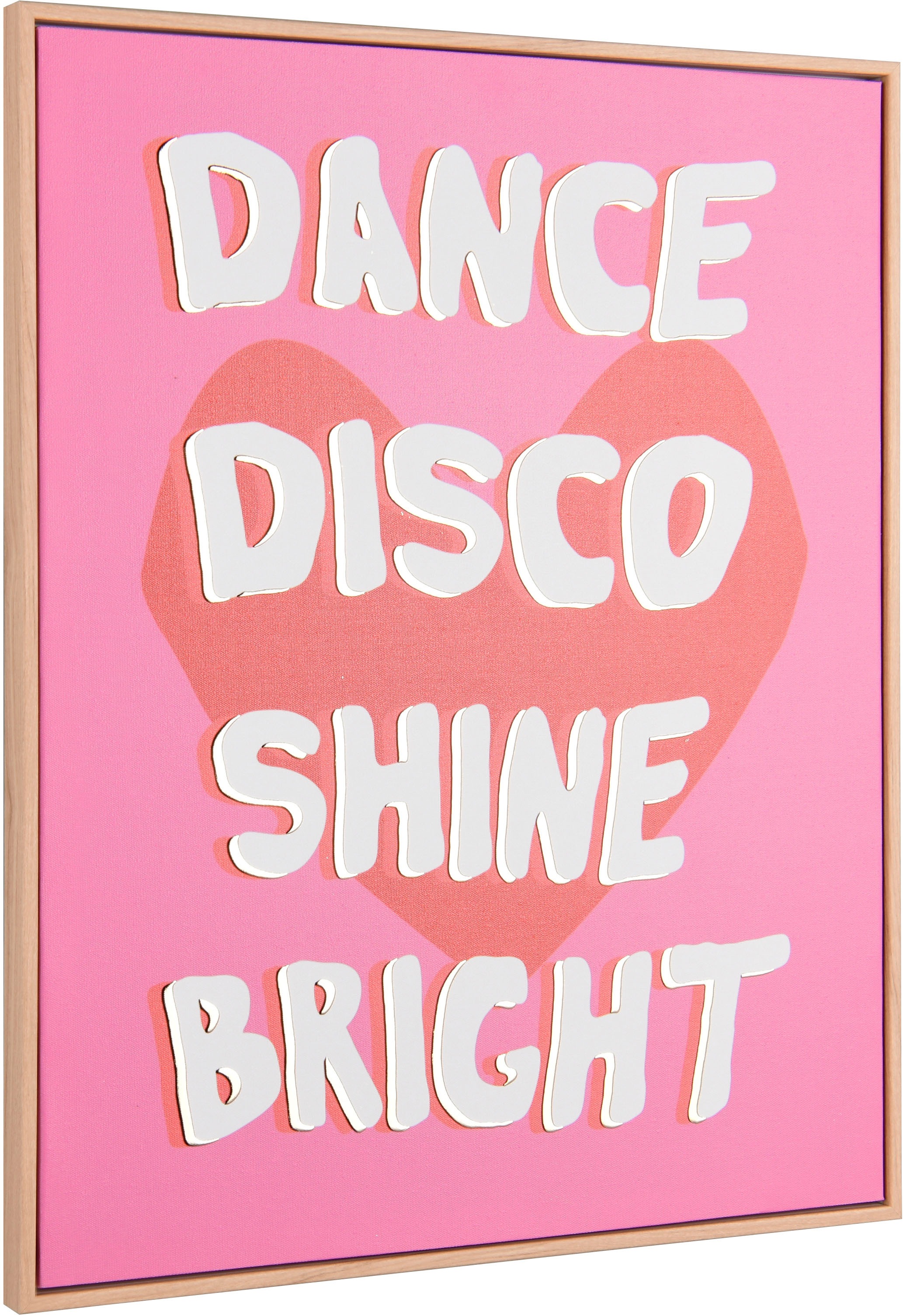 MIRRORS AND MORE Kunstdruck »DANCE« 1 Stk. tlg. Kunstwerk mit positivem Spr günstig online kaufen