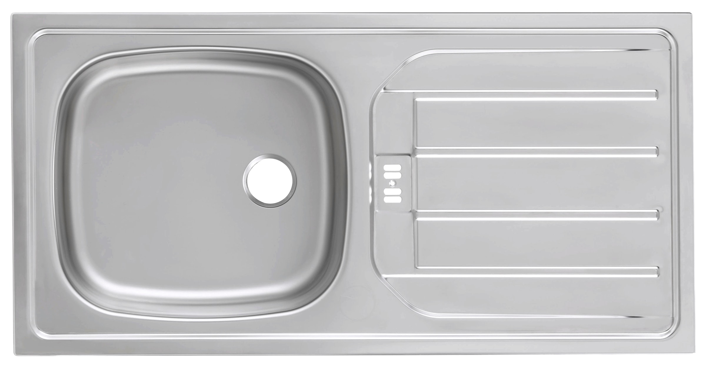 KOCHSTATION Winkelküche »KS-Stockholm« Stellbreite 230/170 cm, mit hochwertigen MDF Fronten im Landhaus-Stil