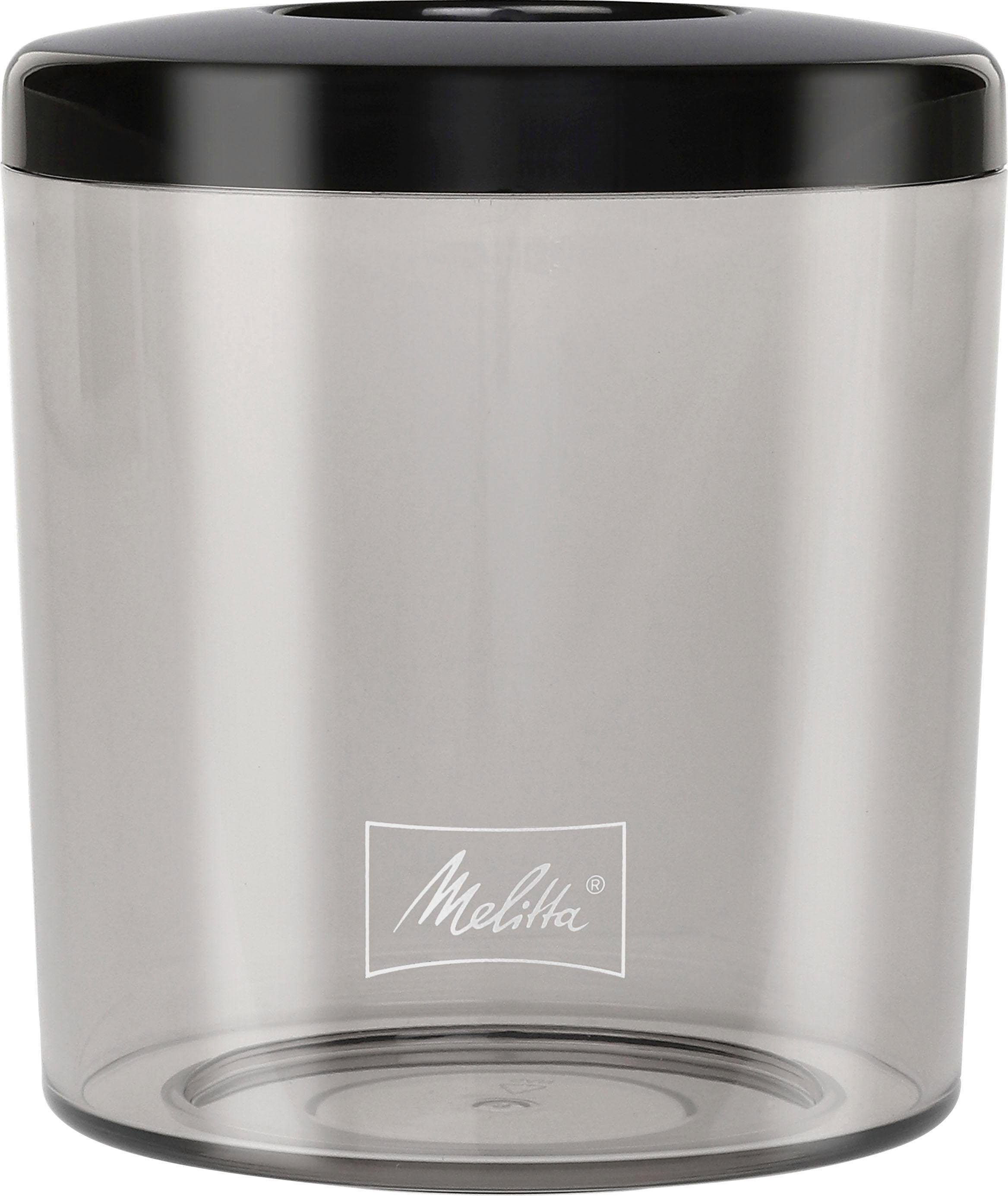 Melitta Kaffeemühle »Calibra 1027-01 schwarz-Edelstahl«, 160 W, Kegelmahlwerk, 375 g Bohnenbehälter