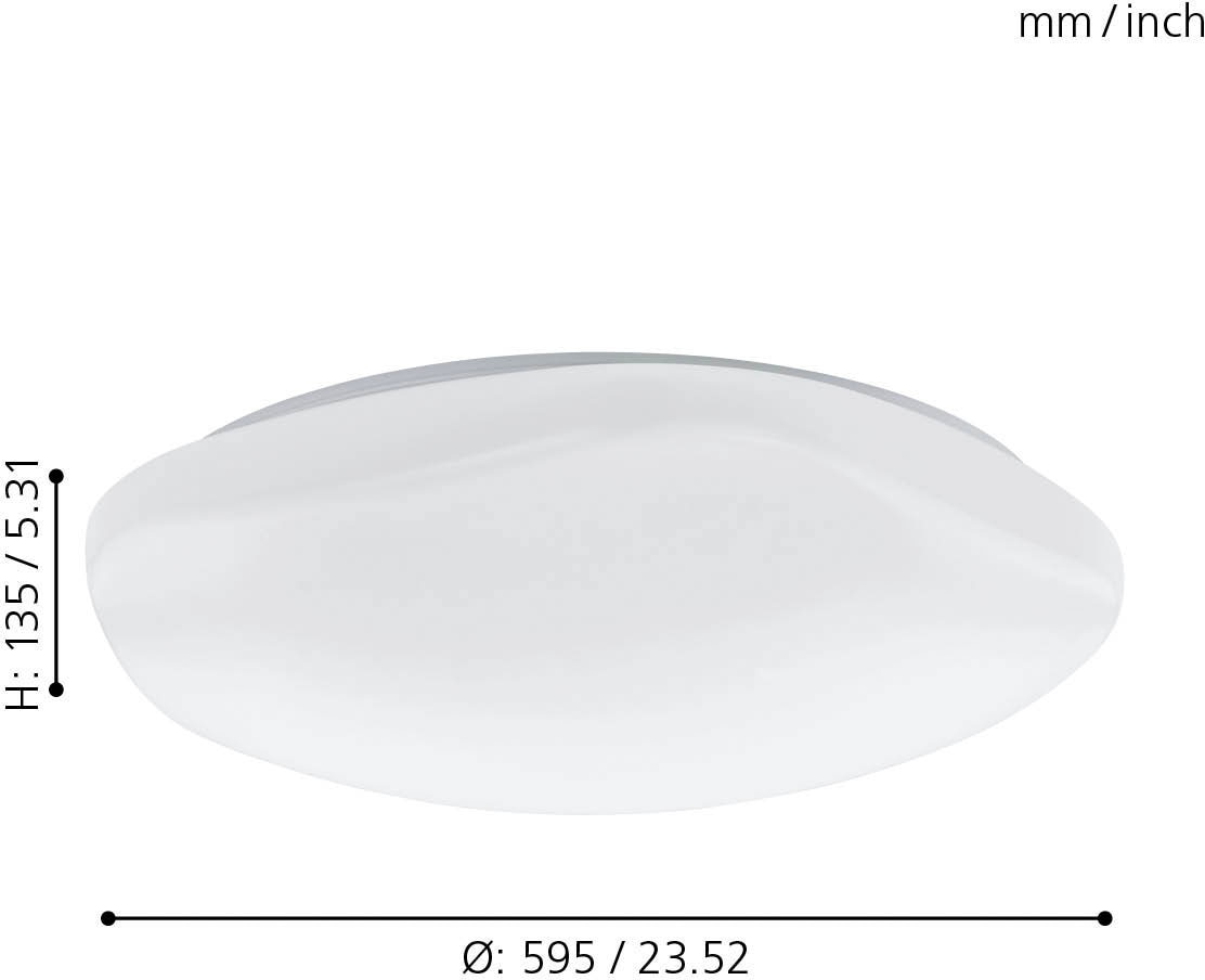Deckenleuchte Raten Deckenlampe Smart dimmbar, Home Farben einstellbar »TOTARI-C«, bestellen auf flammig-flammig, und 1 Weißtöne Ø60cm, EGLO