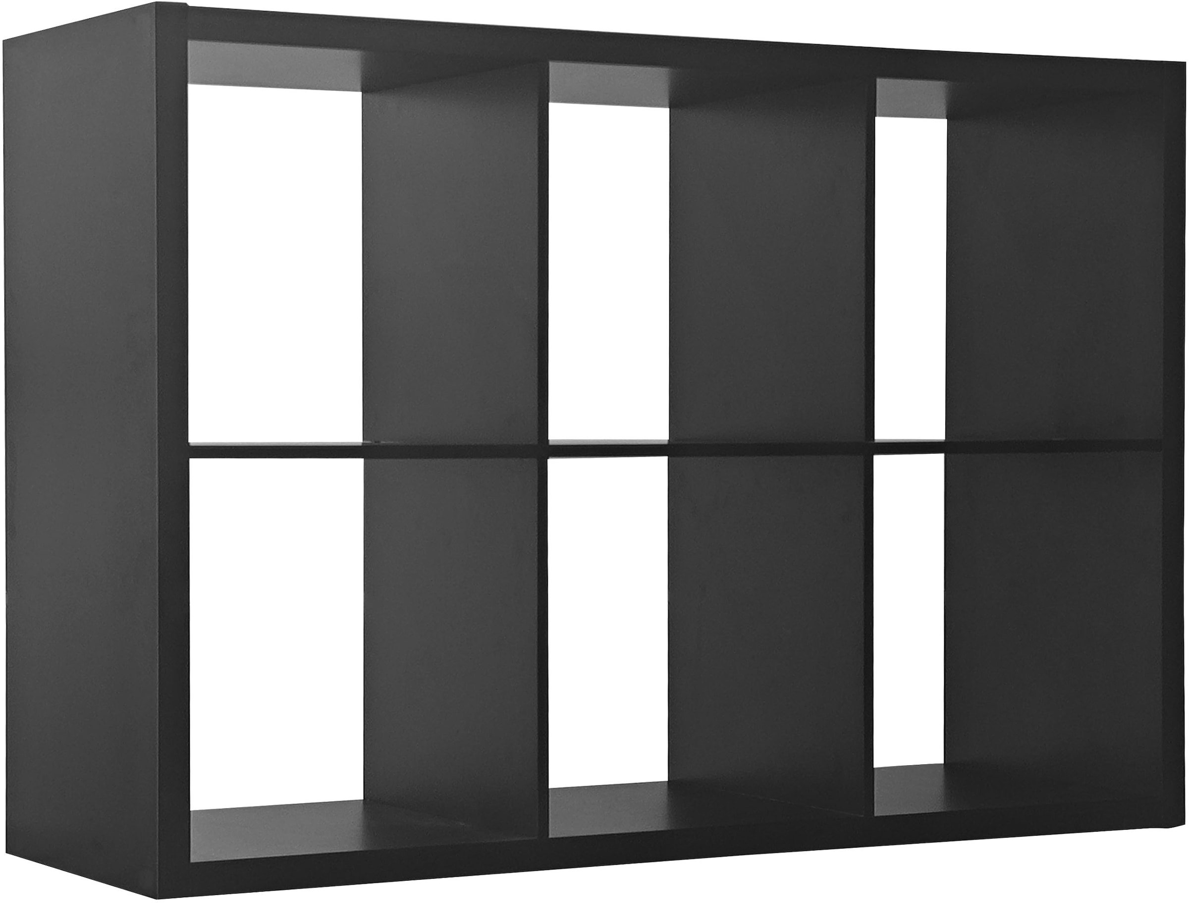INOSIGN Bücherregal »IZOLA, Raumteiler, Aktenregal, Würfelregal,«, mit 6 oder 8 Fächern, quer und hochkant stellbar, (B/T) 76x37 cm