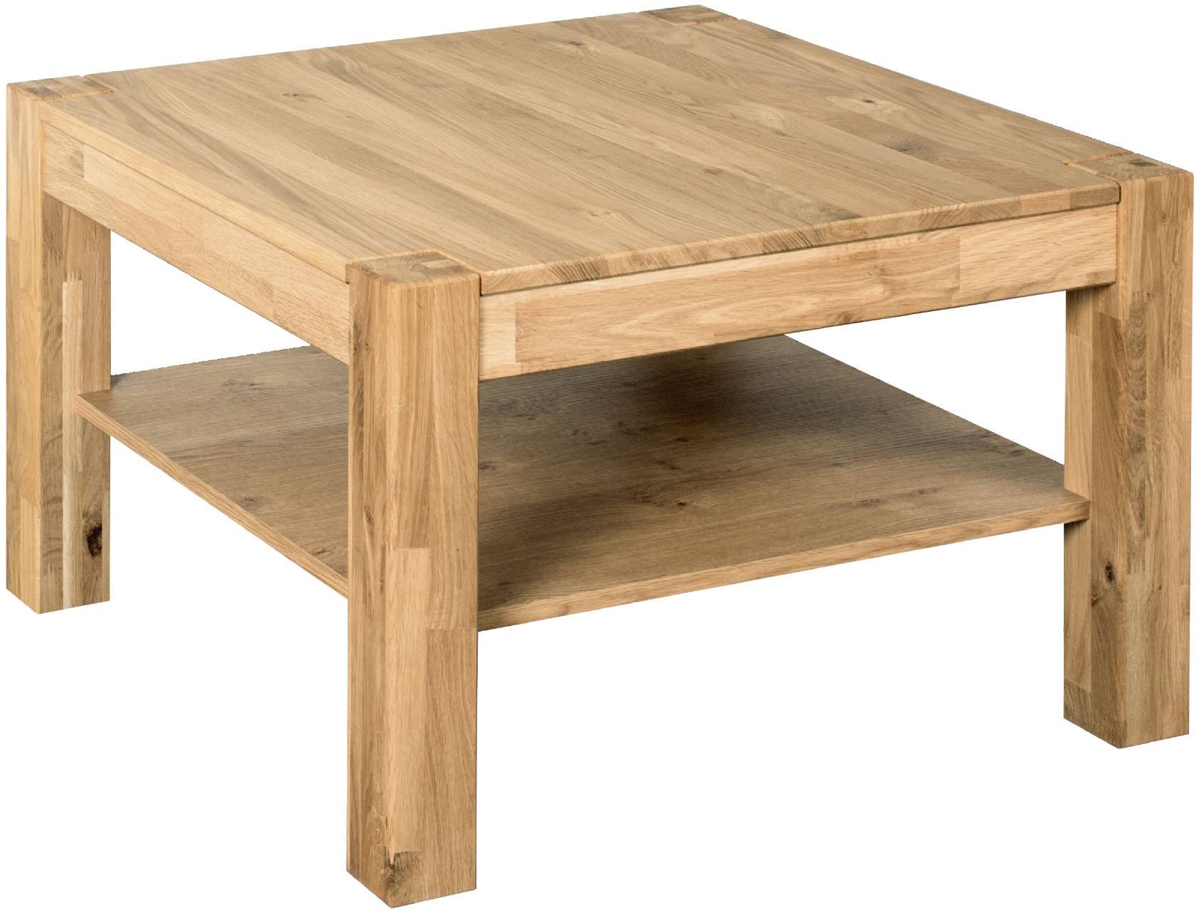 VOGL Möbelfabrik Couchtisch »Toronto« in 2 Größen, mit Ablageboden, teilmas günstig online kaufen