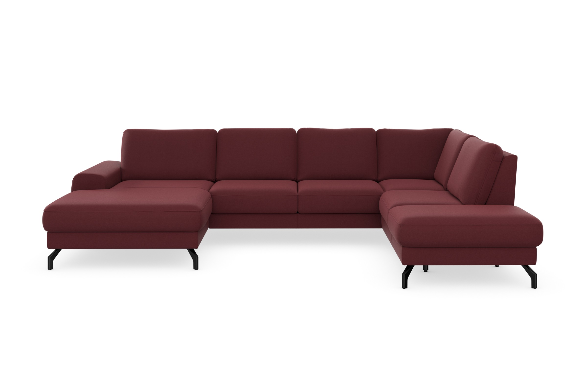 sit&more Wohnlandschaft »Cinturo U-Form«, inklusive Sitztiefenverstellung und Federkern, Sitzhöhe 45 cm