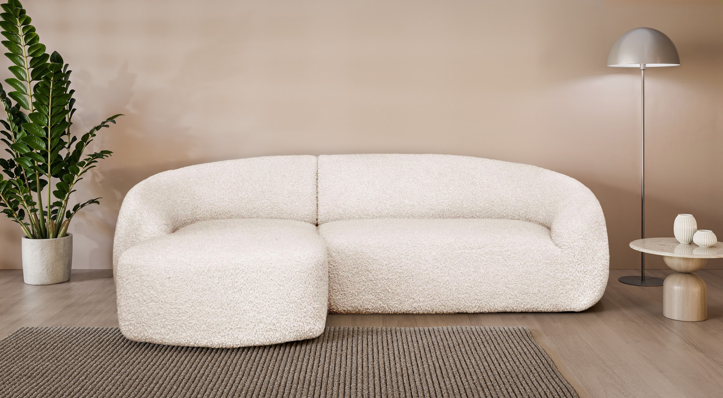 LeGer Home by Lena Gercke Ecksofa »YANI, L-Form, Designersofa, organische F günstig online kaufen