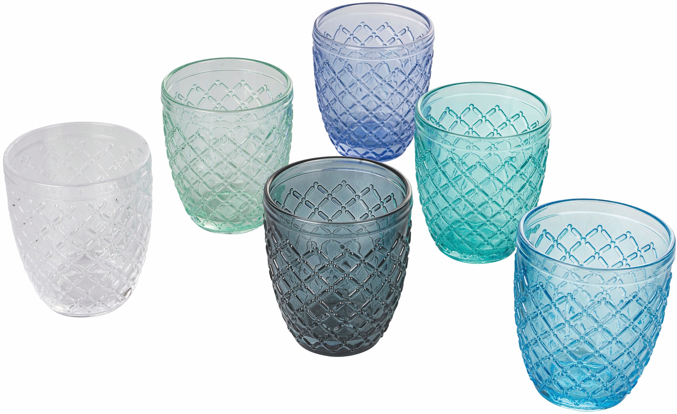 Villa d'Este Gläser-Set »Castle Ocean«, (Set, 6 tlg.), Wassergläser-Set, 6-teilig,... kaufen