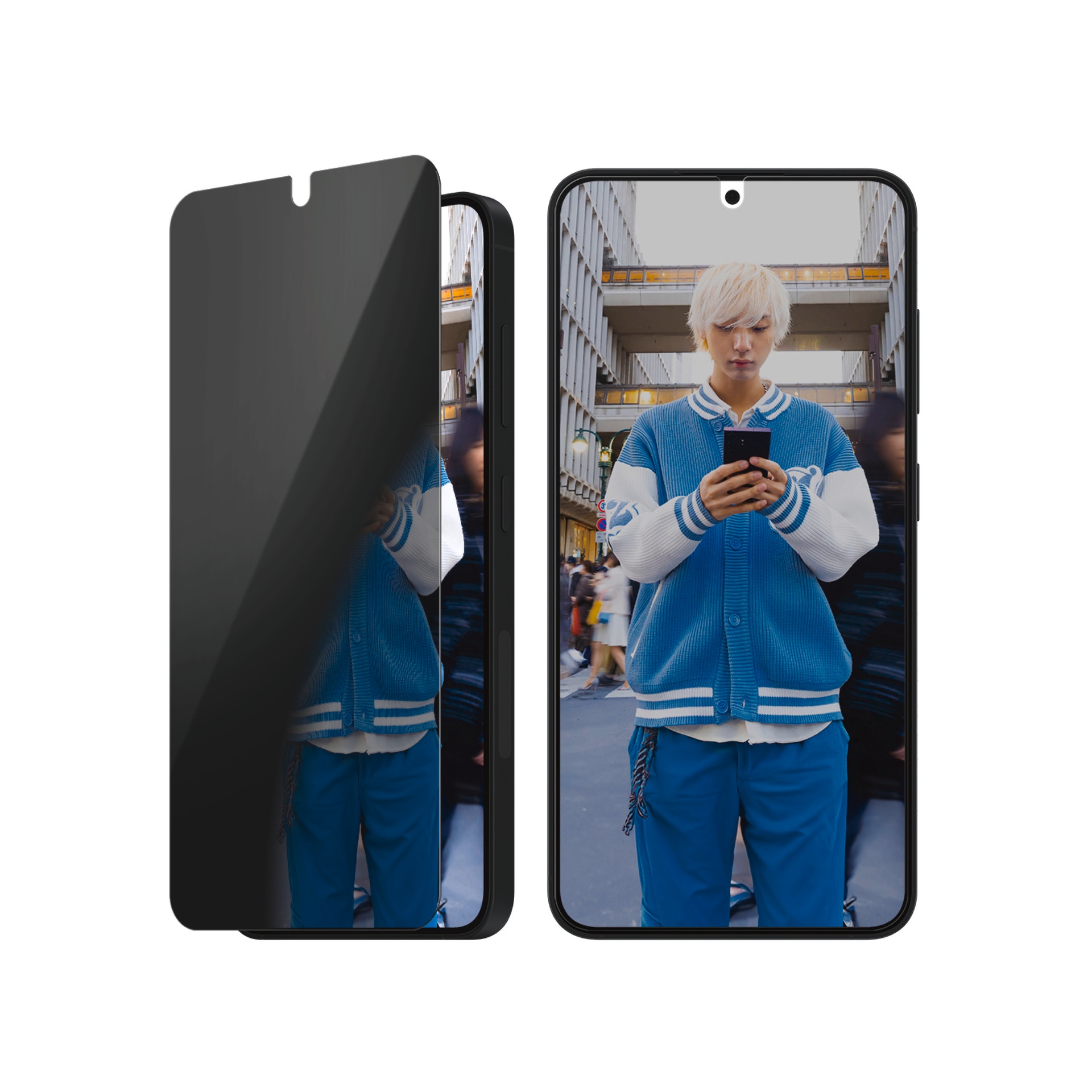 PanzerGlass Displayschutzglas »Ultra-Wide Fit Privacy Screen Protection«, für Samsung Galaxy S25, Blickschutz, Schutzfolie, Bildschirmschutz, kratz- & stoßfest
