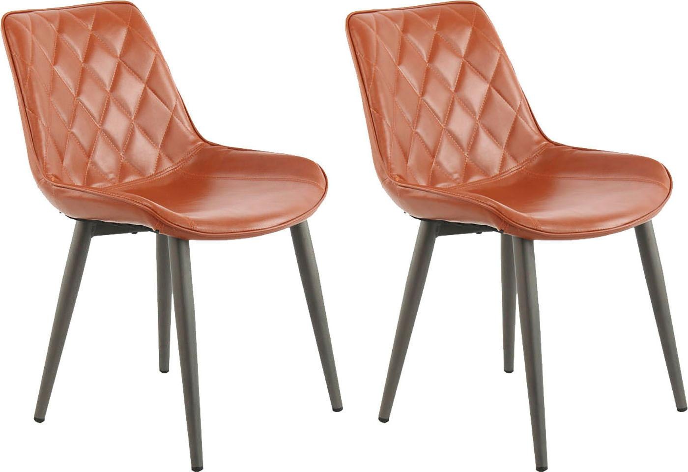 Kayoom Stuhl »Cecil 110 2er-Set,moderne Farben,Rückenlehne mit stilvollem N günstig online kaufen