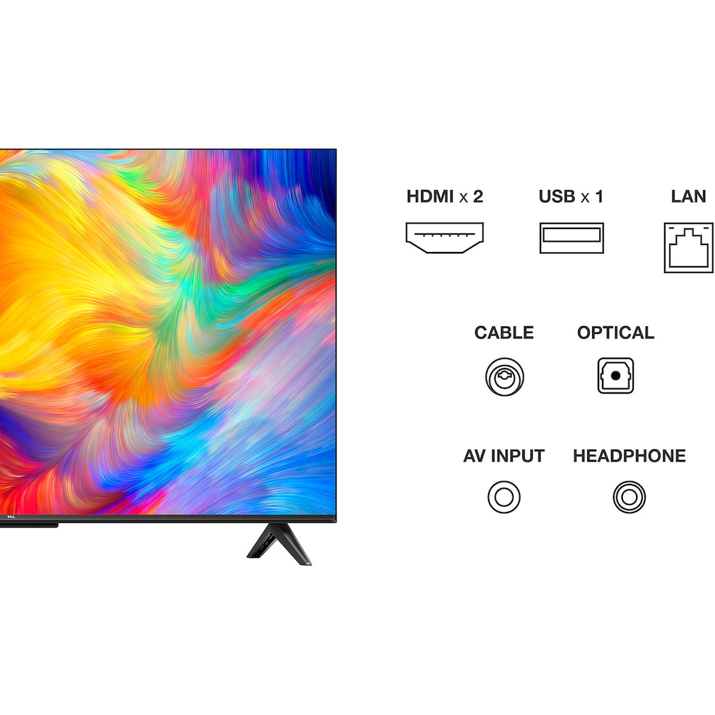 TCL LED-Fernseher »43P731X1«, 108 cm/43 Zoll, 4K Ultra HD, Smart-TV-Google TV