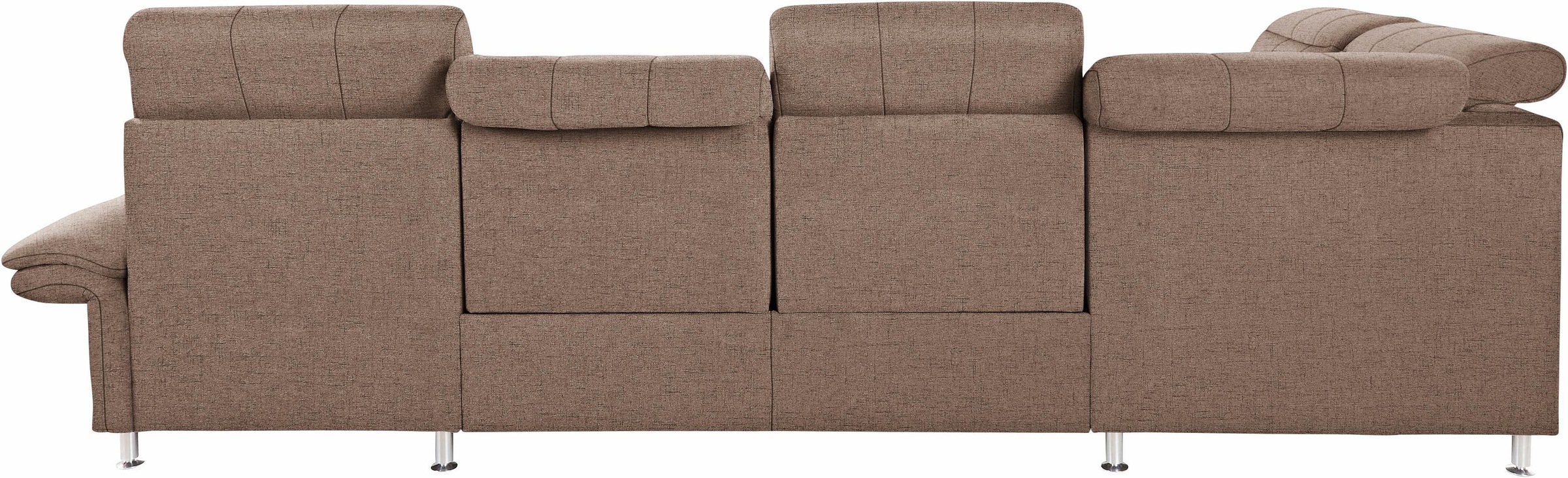 Places of Style Wohnlandschaft »Manhattan U-Form«, 2 Sitze mit elektrischer Relaxfunktion, verstellbare Armlehnen