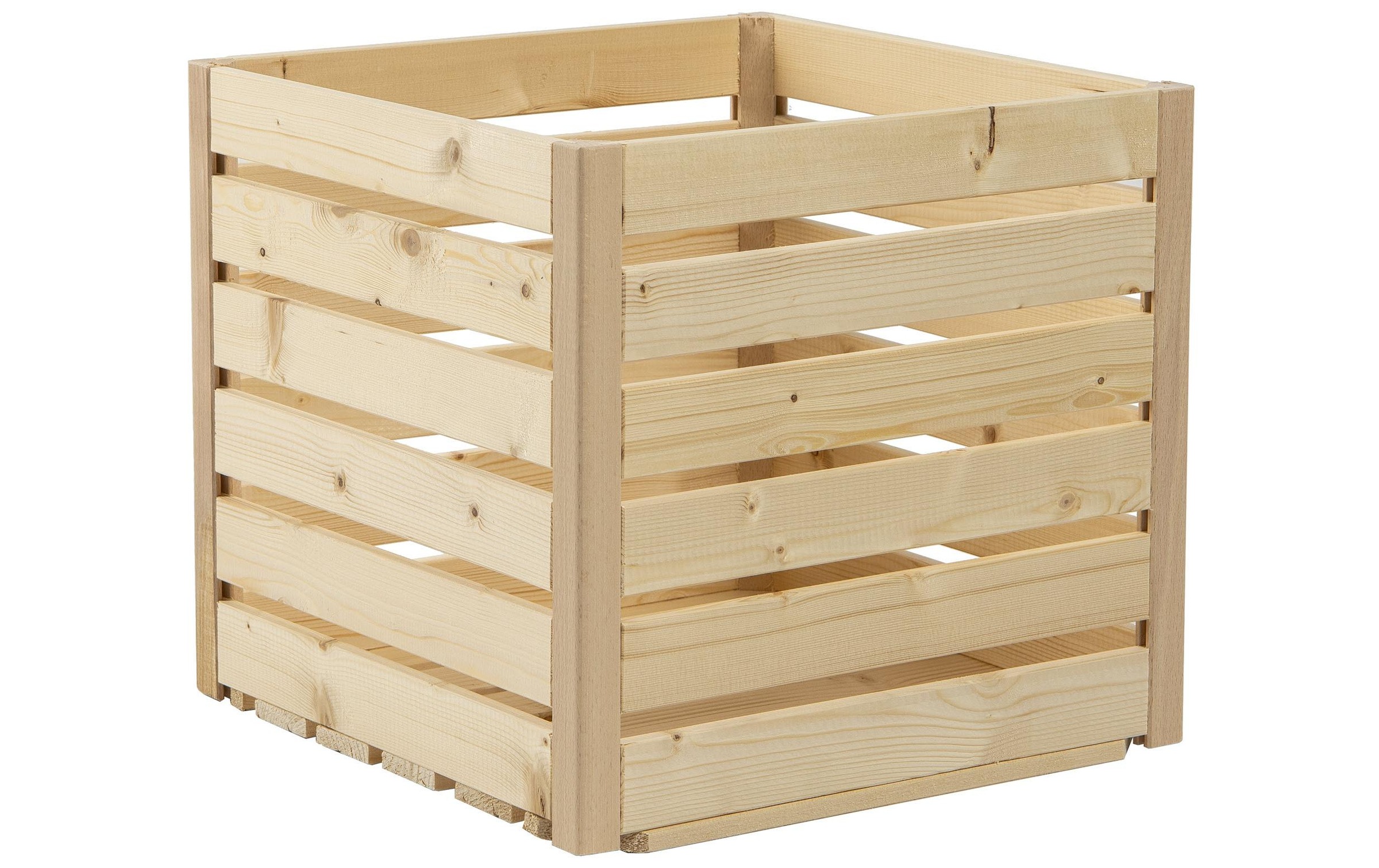 Holz Zollhaus Holzkiste »Holzharasse A 35 x 35«