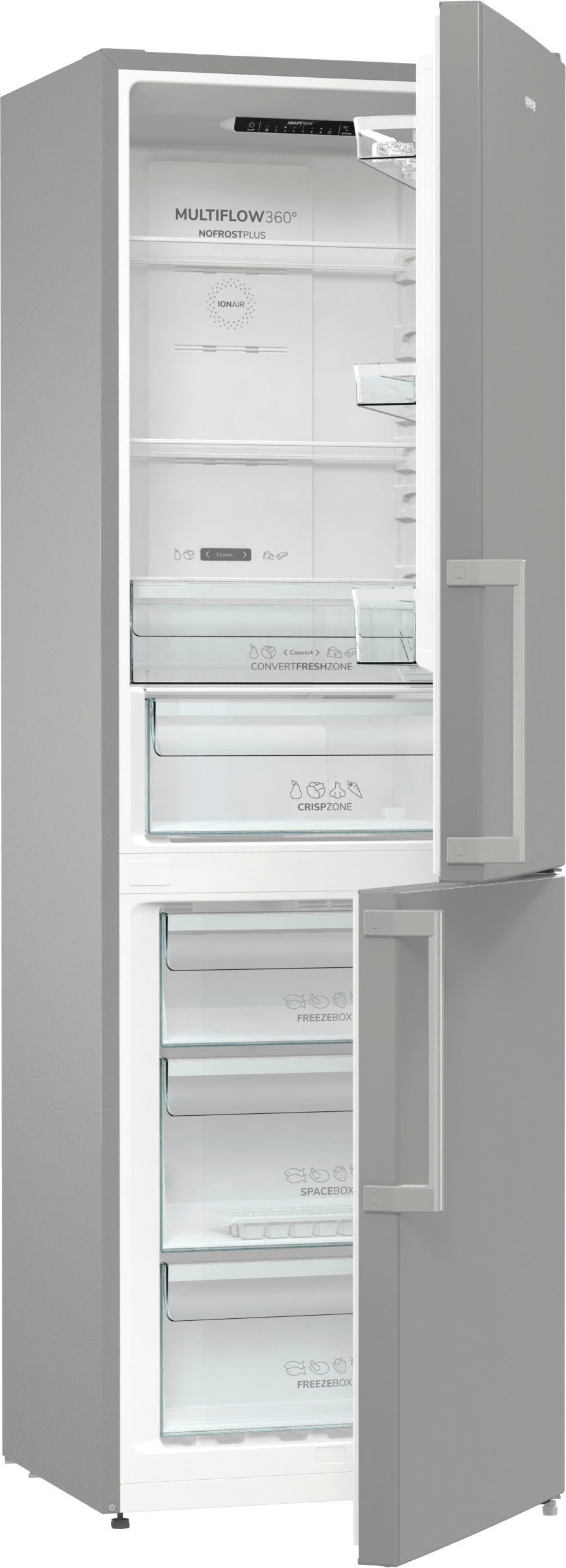 5. Bild von GORENJE Kühl-/Gefrierkombination »NRK 6192 ES5F«, NRK6192ES5F, 185 cm hoch, 60 cm breit