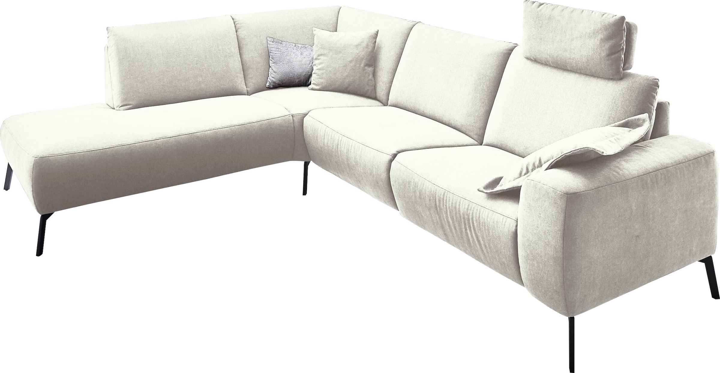 INOSIGN Ecksofa "Bellini L-Form", incl. motorischer Relaxfunktio, wahlweise günstig online kaufen