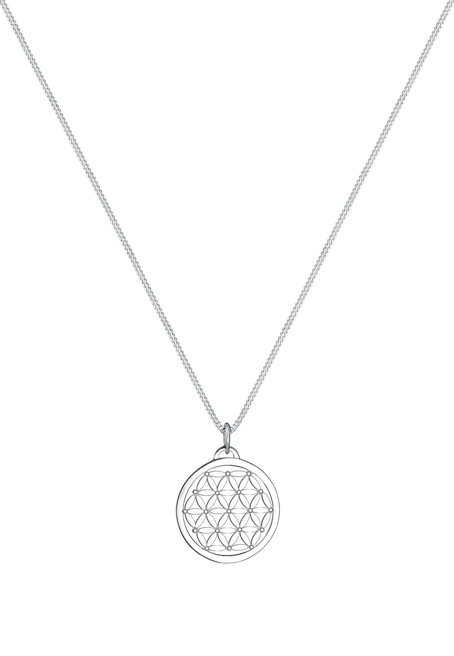 Elli Kette mit Anhänger »Anhänger Blume des Lebens 925 Sterling Silber«