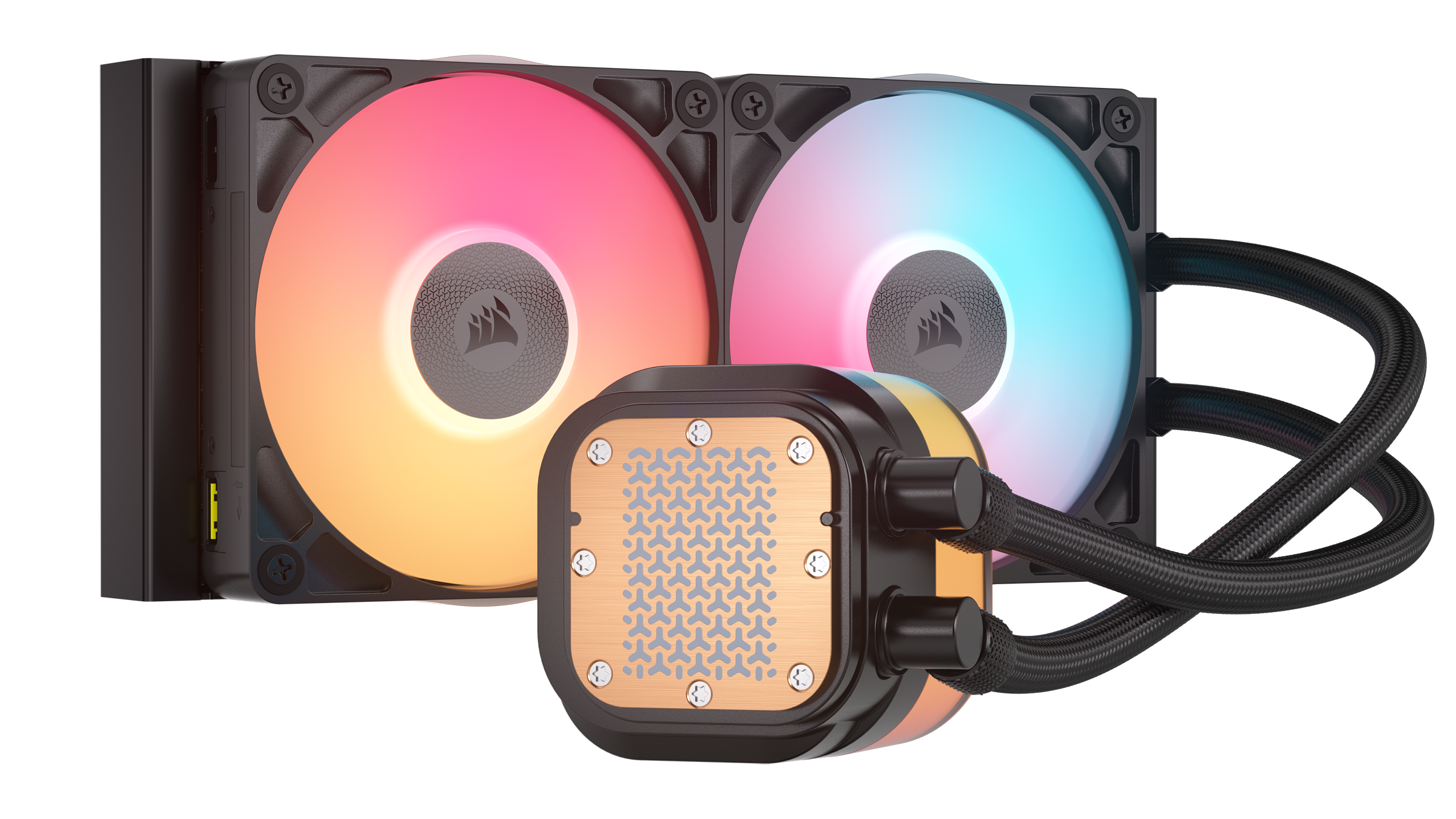 Corsair CPU Kühler »iCUE LINK TITAN 240 RX LCD«, Flüssig
