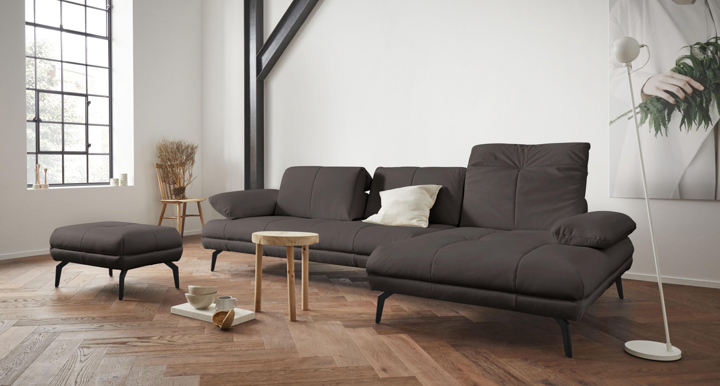 andas Hocker »Stenlille«, in 3 Bezugsarten, Design by Morten Georgsen