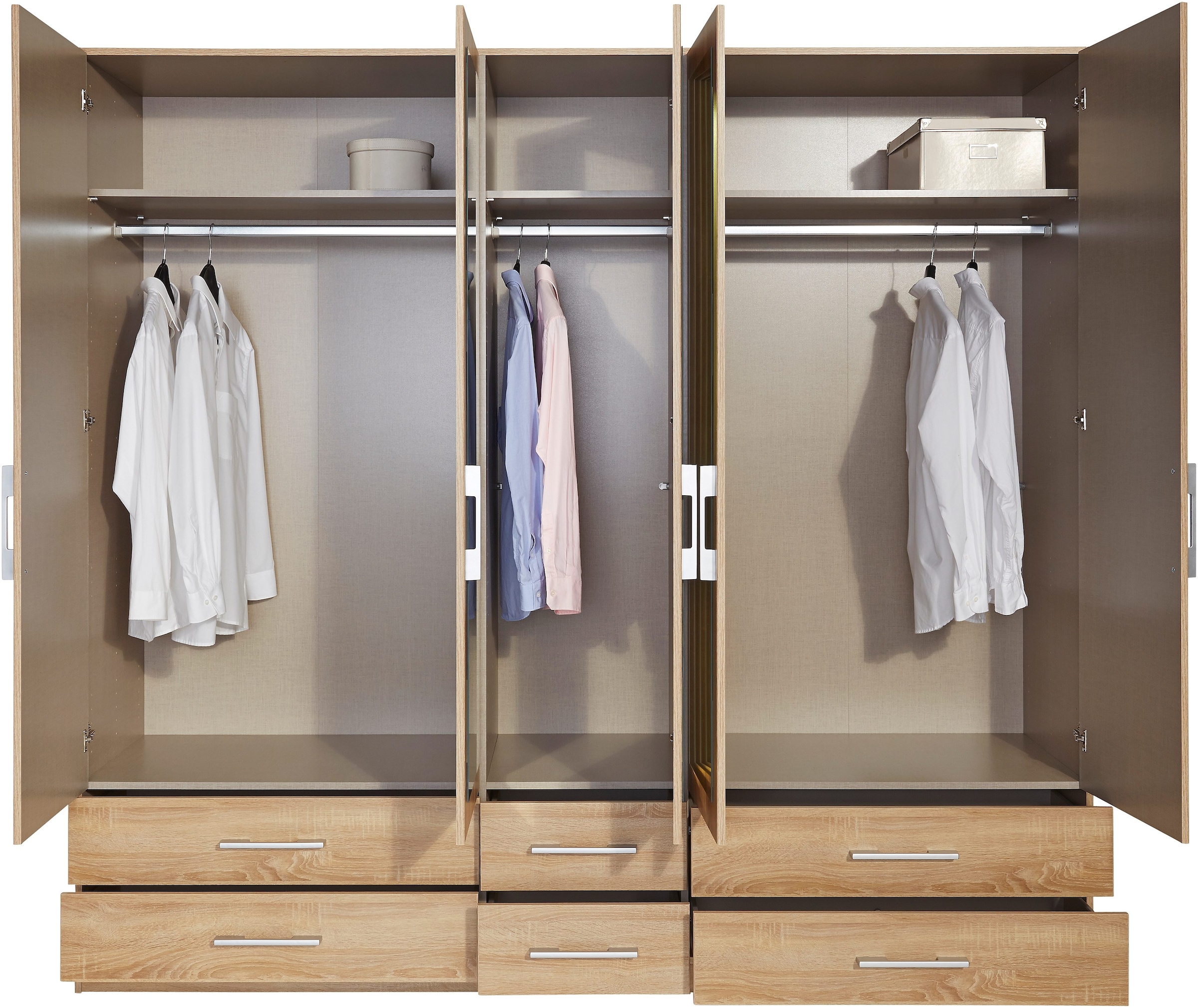 rauch Kleiderschrank »Hersbruck«, mit 6 Schubkästen