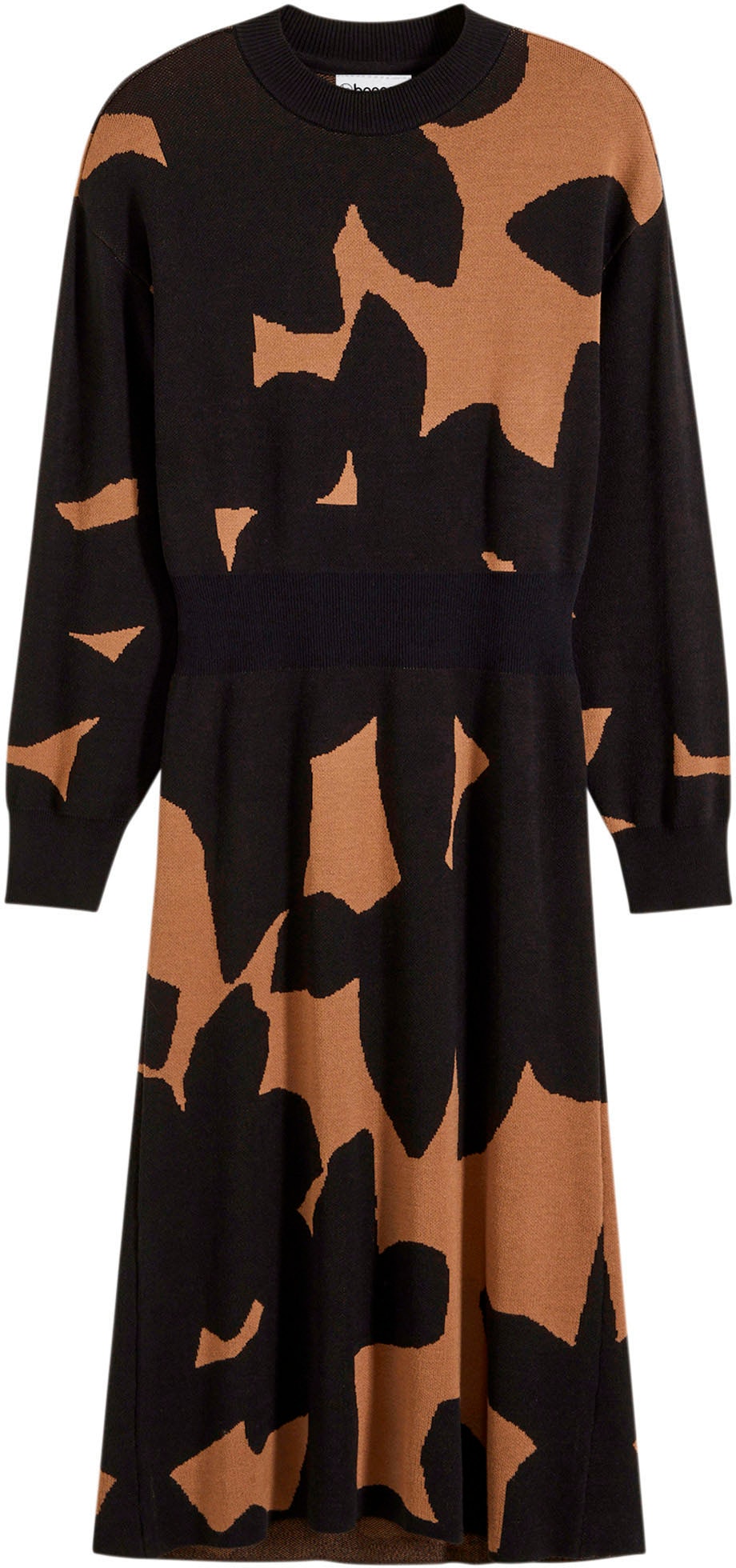 bonprix Strickkleid für eleganten Look, aus Viskose und Polyamid, eleganter Stil