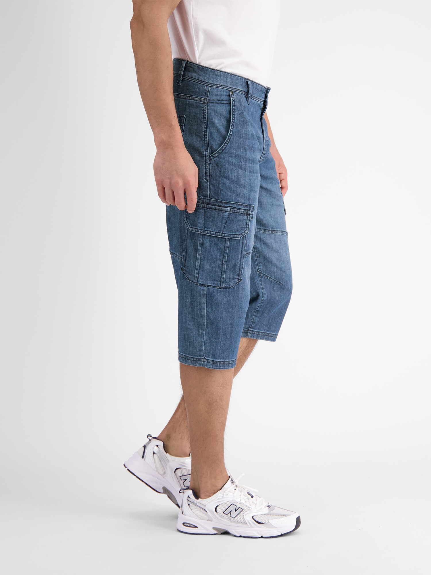LERROS Bermudas »LERROS Leichte Denim Long-Bermuda mit Stretchanteil«