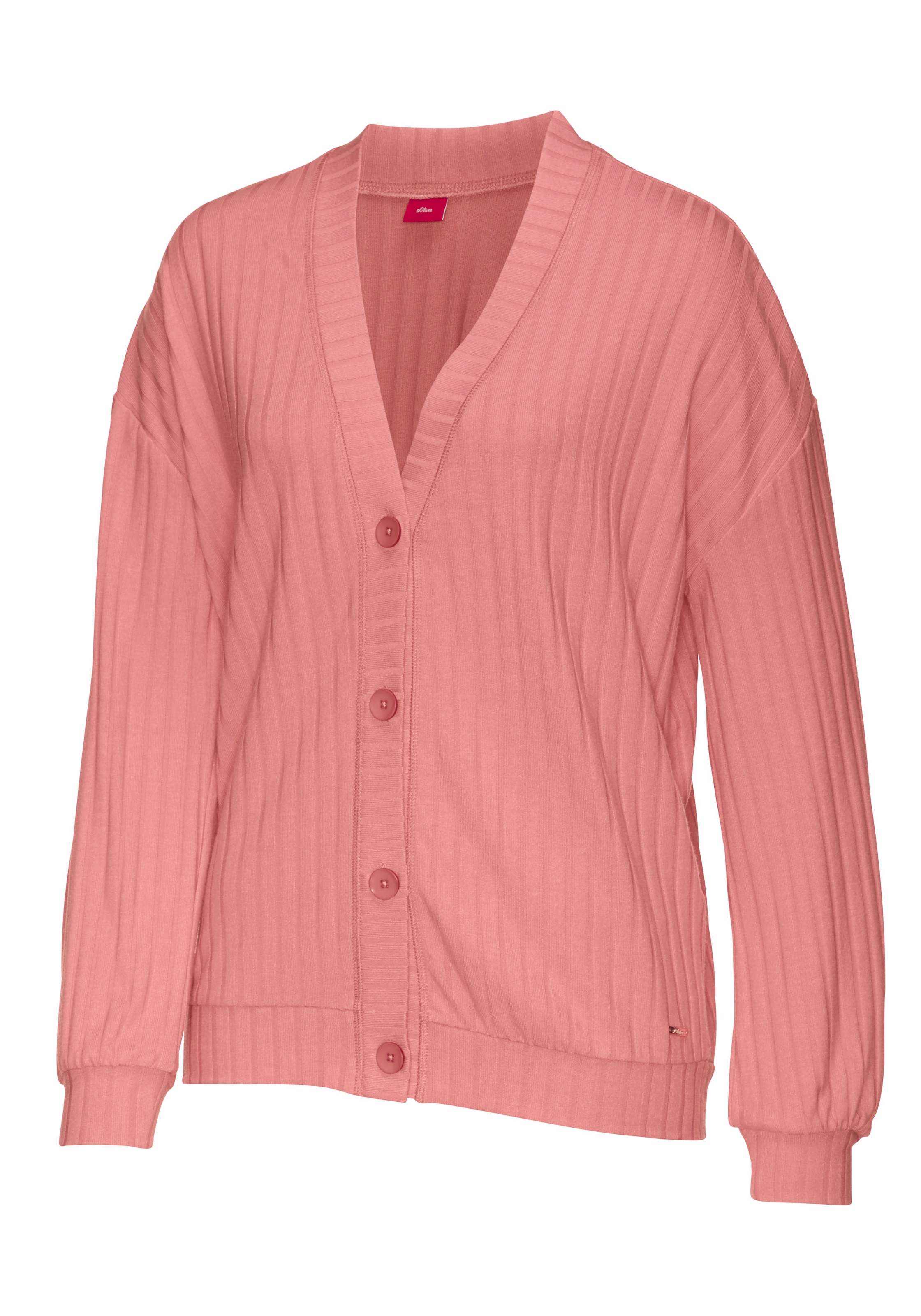 s.Oliver Cardigan, mit breiter Knopfleiste, Loungewear