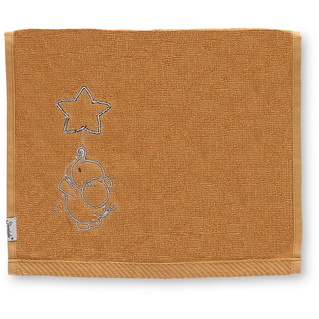Sterntaler® Handtücher »Doppelpack Kinderhandtücher Elefant Eddy, 30x50cm«, (2 St.)