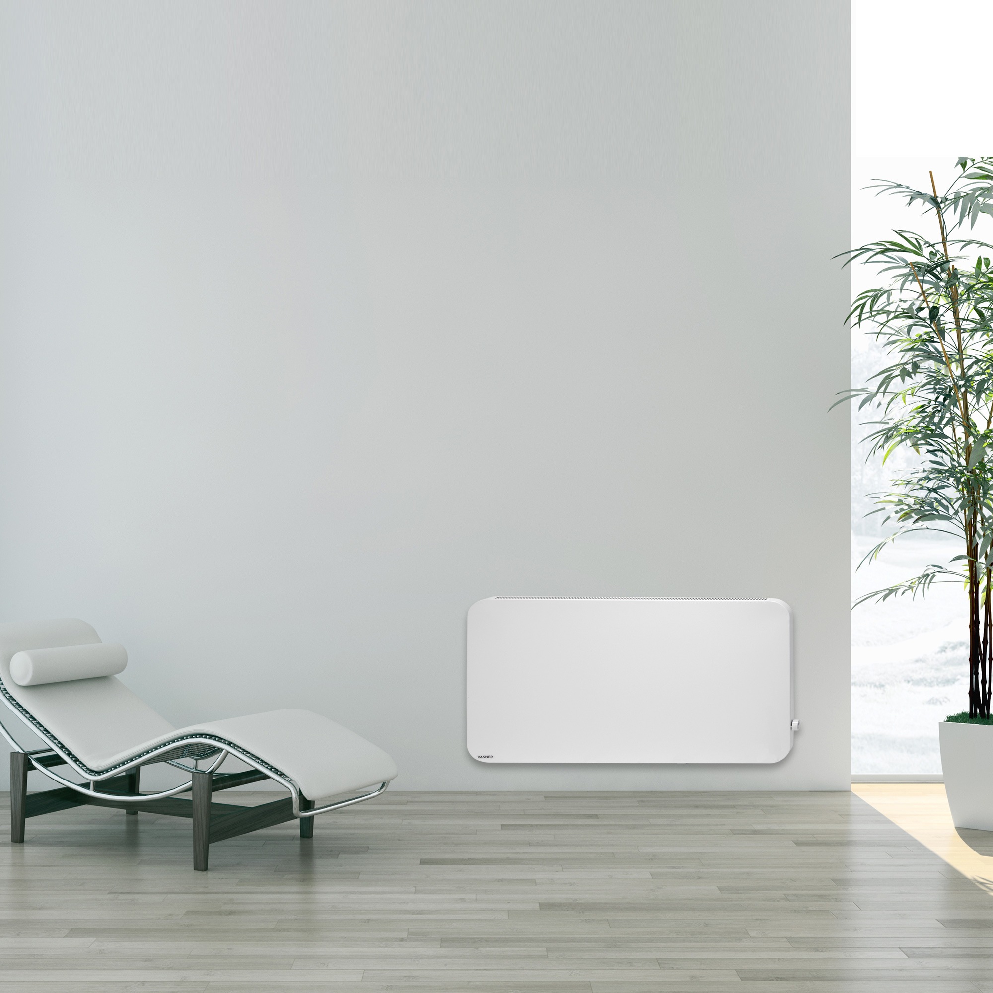 Vasner Elektro-Heizkörper »Konvi Plus 900 W« Hybrid Infrarotheizung abgerundet mit Thermostat weiß