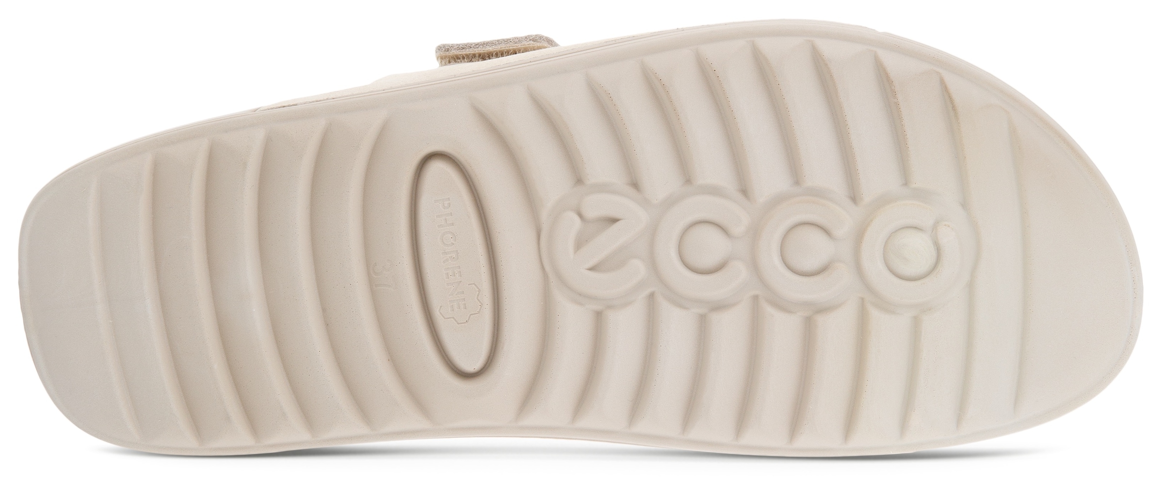 Ecco Pantolette »COZMO W«, Sommerschuh, Schlappen mit zwei Klettverschlussriemen