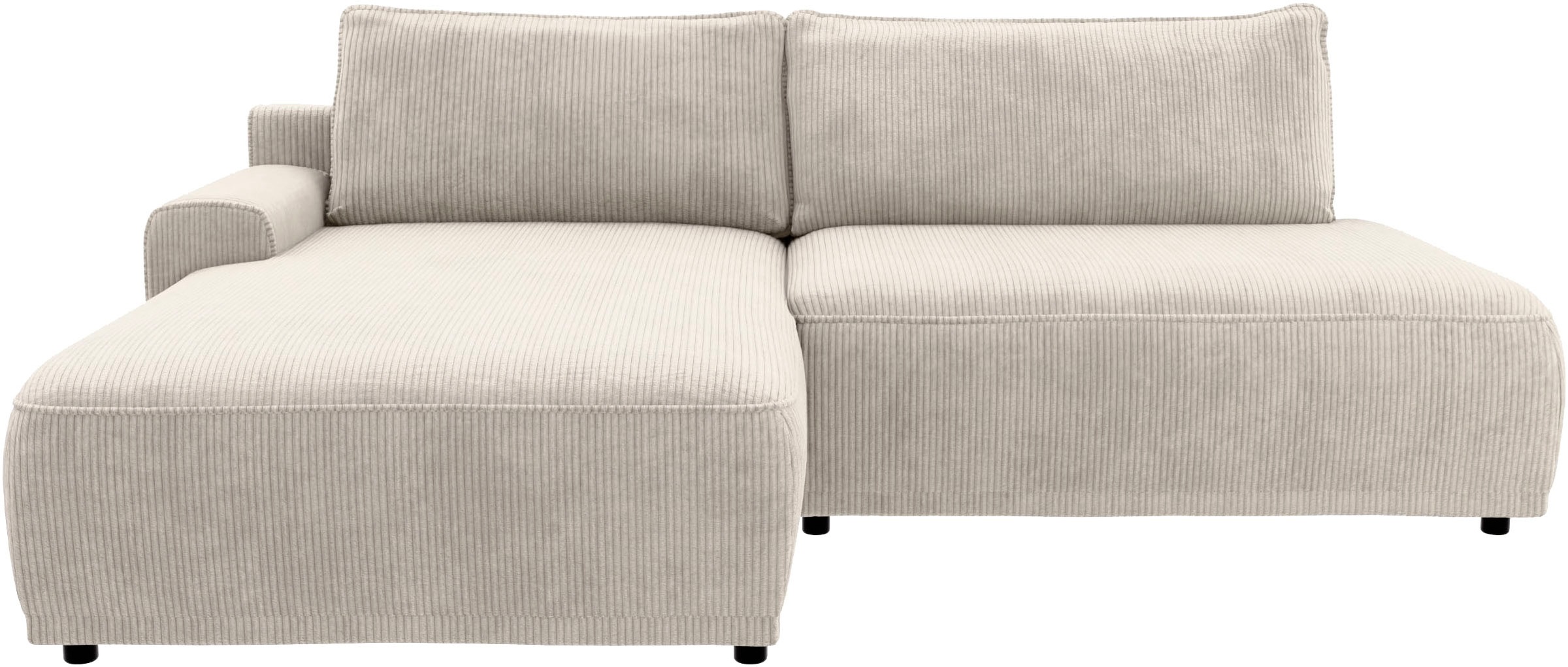 TRENDMANUFAKTUR Ecksofa »Fordon II, Schlafsofa mit Bettkasten, Couch in L-F günstig online kaufen