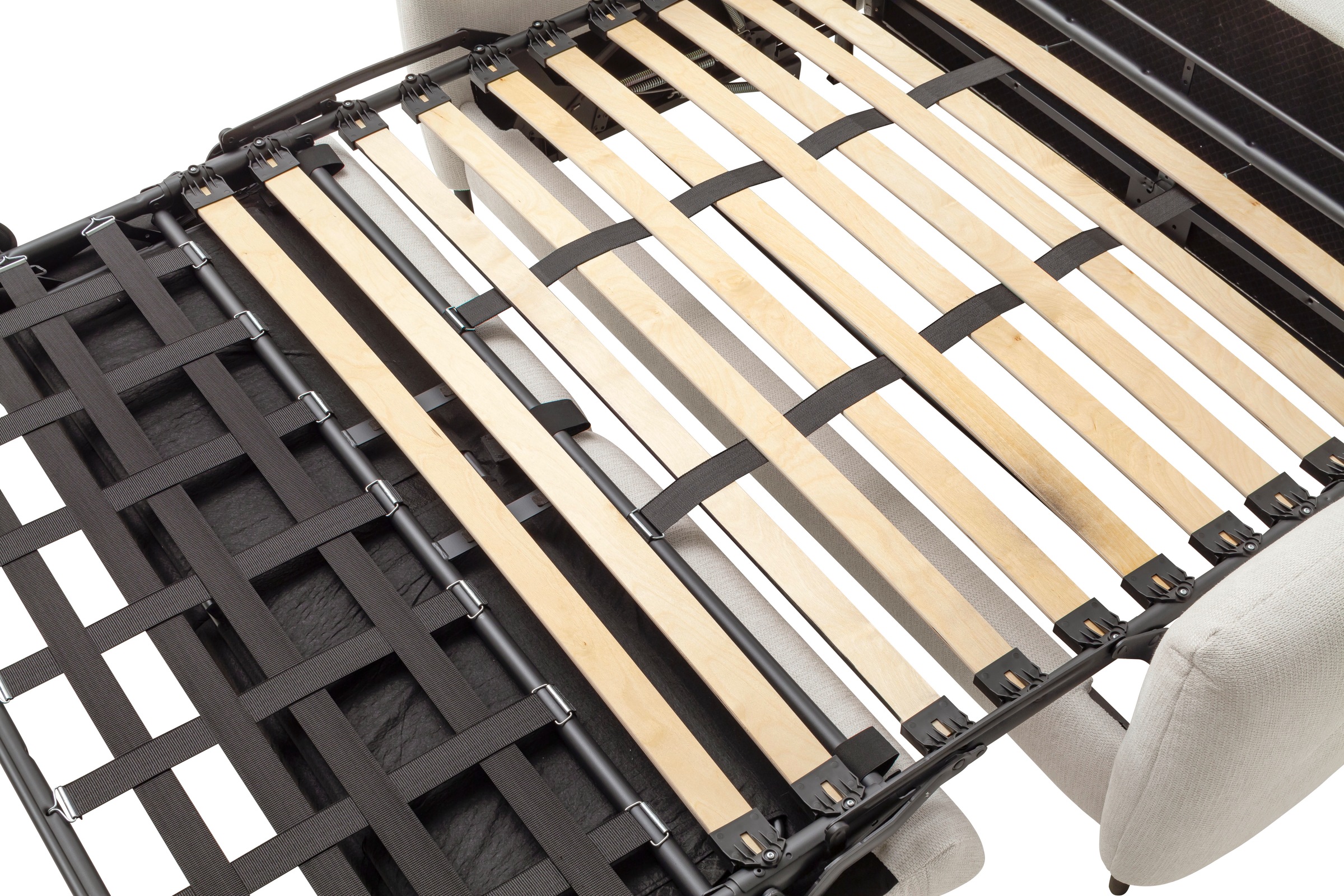 Home affaire 2,5-Sitzer »Clevina, Schlafsofa mit Kaltschaummatratze, Breite 196 cm« Sofa & Bett in einem – kinderleicht ausklappbar & freistellbar im Raum