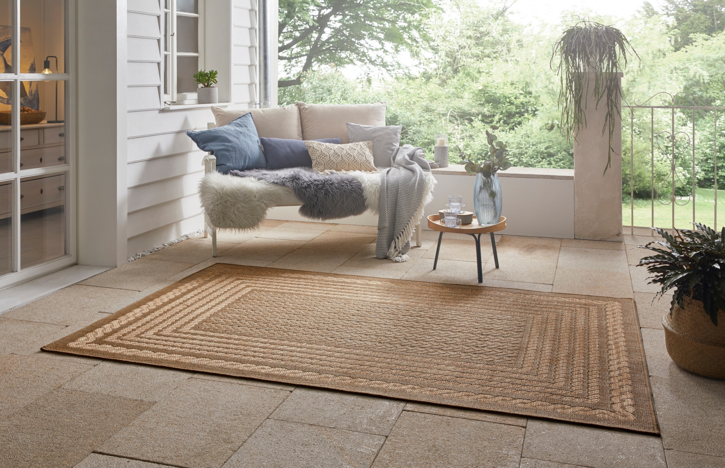 NORTHRUGS Teppich »Limonero«, rechteckig, 6 mm Höhe, In-& Outdoor, Flachgew günstig online kaufen