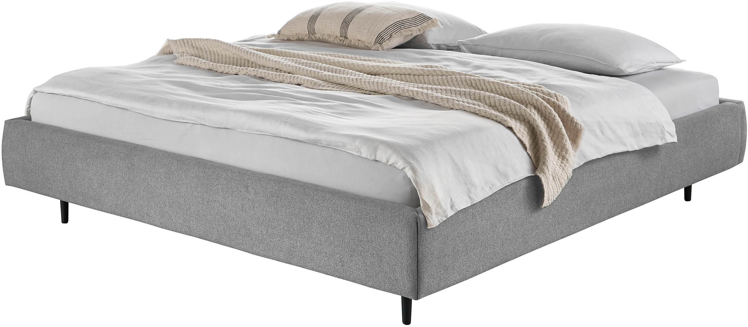 Home affaire Polsterbett »Lumira, rahmenhohes Design & wahweise Überlänge« günstig online kaufen