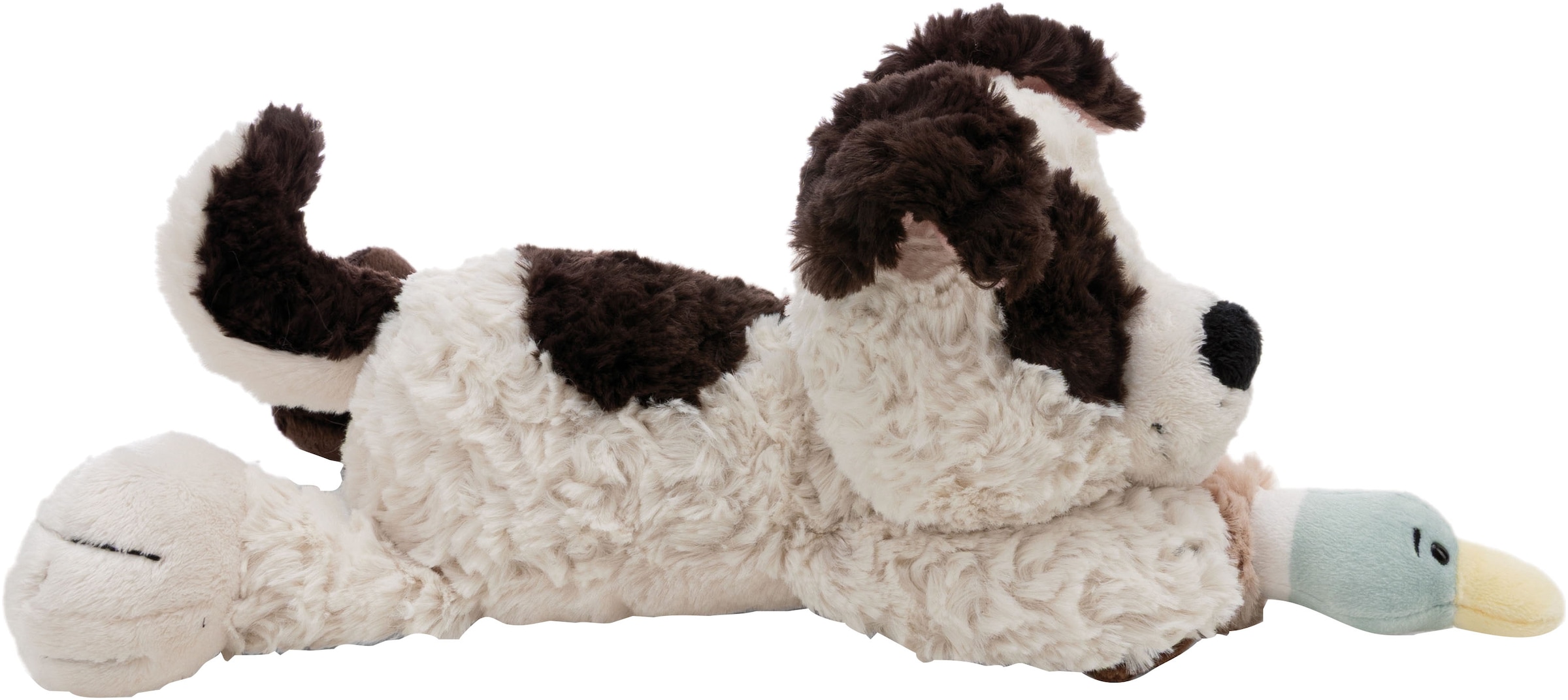 Nici Kuscheltier »Homies, Hund weiß & Ente, 30cm liegend«