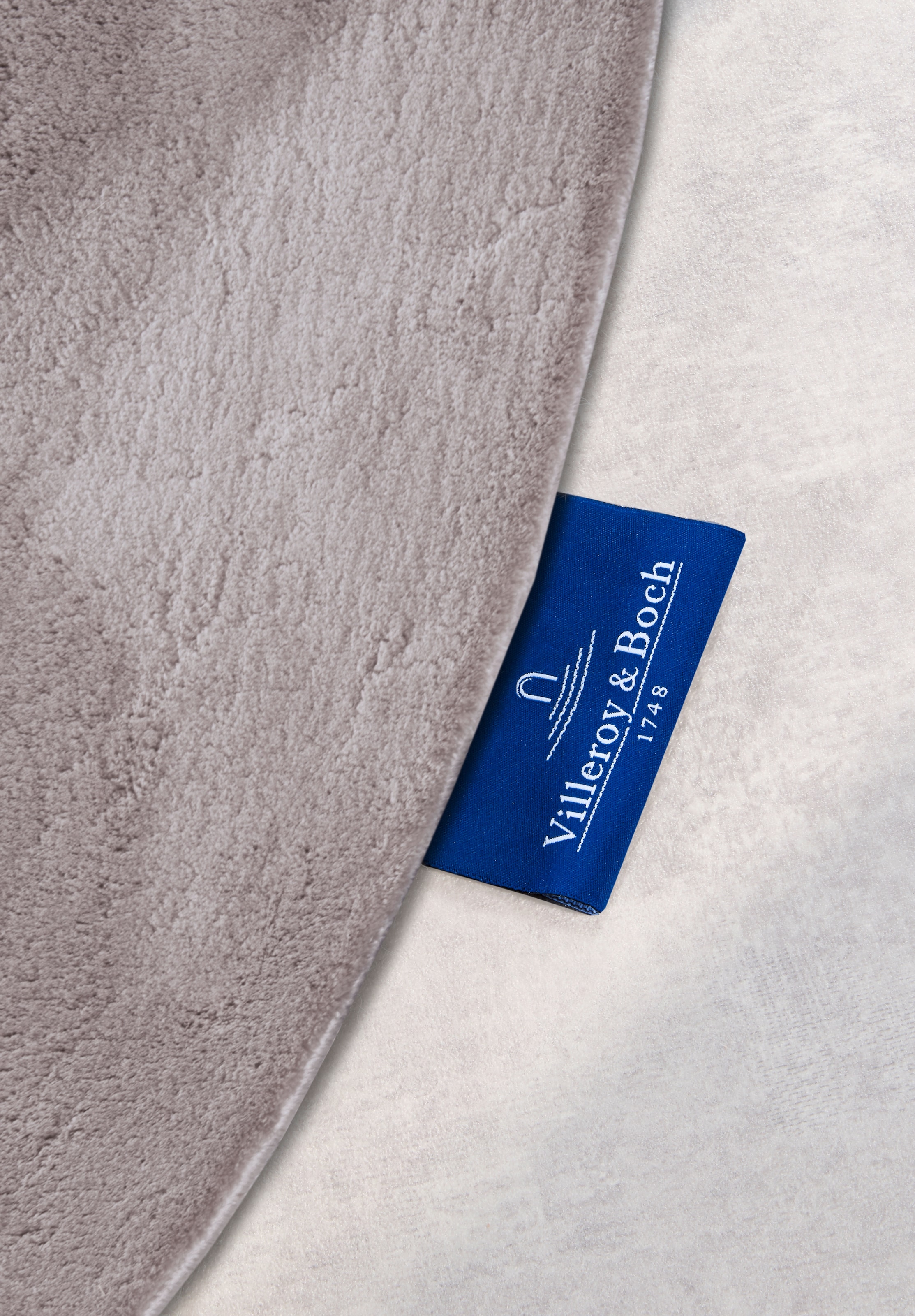 Villeroy & Boch Teppich »Leon«, rund, 15 mm Höhe, Langflor, Shaggy, einfarbig, flauschig, weich, glänzend, modern, uni