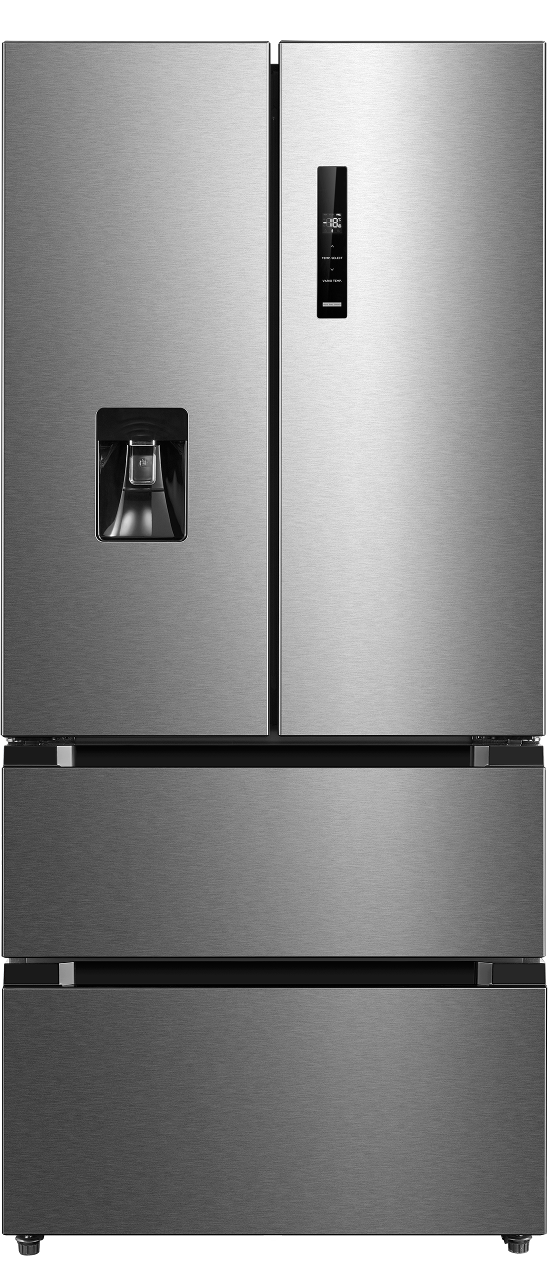 Hanseatic French Door »HFD18983CWDI«, Wasserspender mit Wassertank günstig online kaufen
