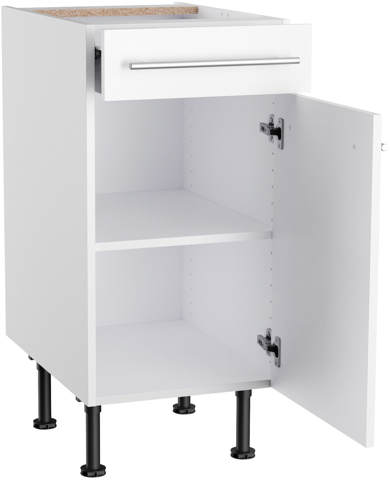 KOCHSTATION Unterschrank »KS-Bern2«, Breite 40 cm, 1 Tür, 1 Schubkasten, 1 Einlegeboden