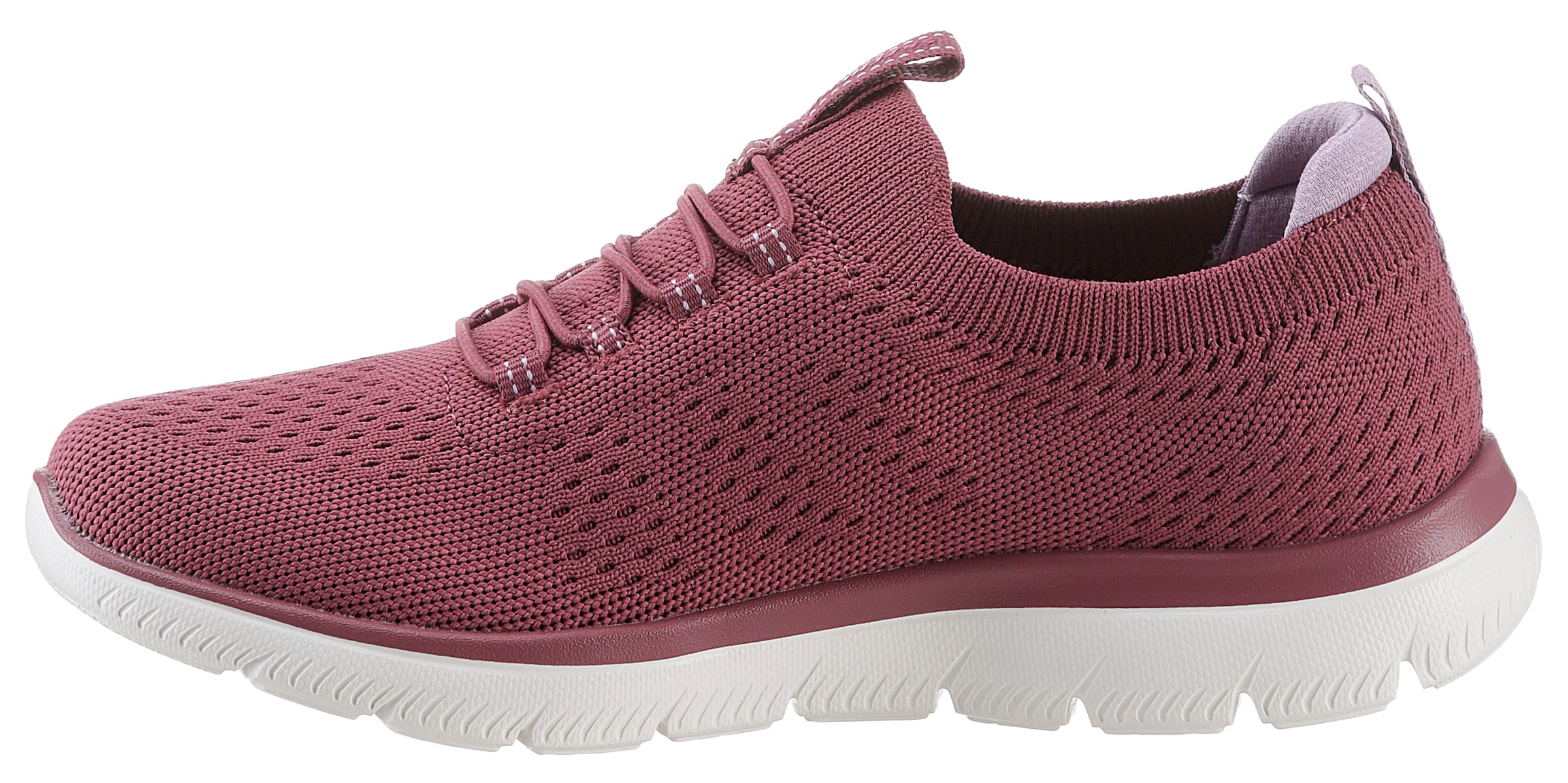 Skechers Slip-On Sneaker »SUMMITS«, Freizeitschuh, Halbschuh, Slipper mit flexibler Traktionslaufsohle