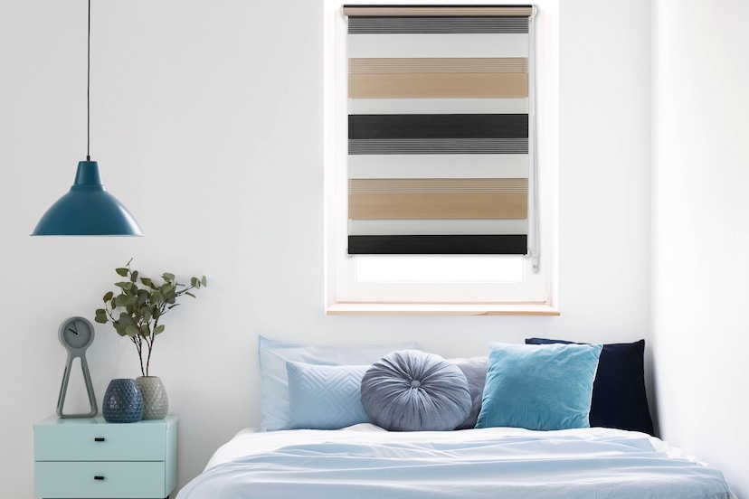 HOME WOHNIDEEN Doppelrollo »STRIPES«, Lichtschutz, ohne Bohren bequem und  schnell bestellen