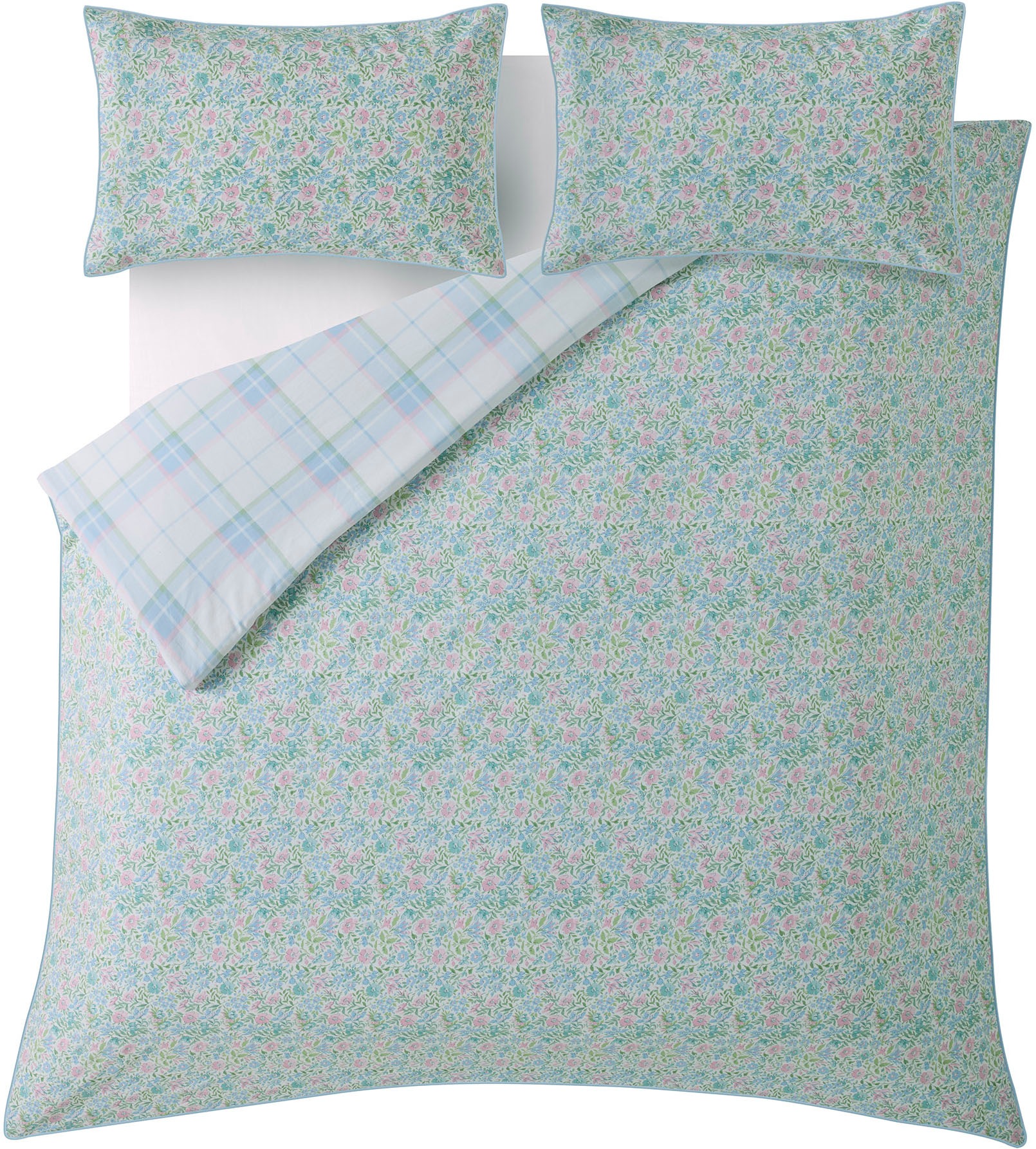 LAURA ASHLEY Wendebettwäsche »Sherston, aus Baumwoll Satin« 3 tlg. tlg. mit günstig online kaufen