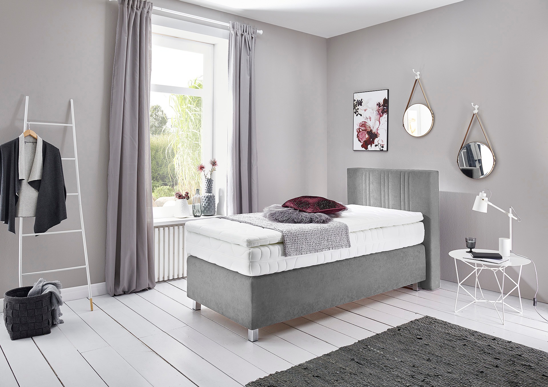 Westfalia Schlafkomfort Boxspringbett wahlweise mit Bettkasten und Topper günstig online kaufen