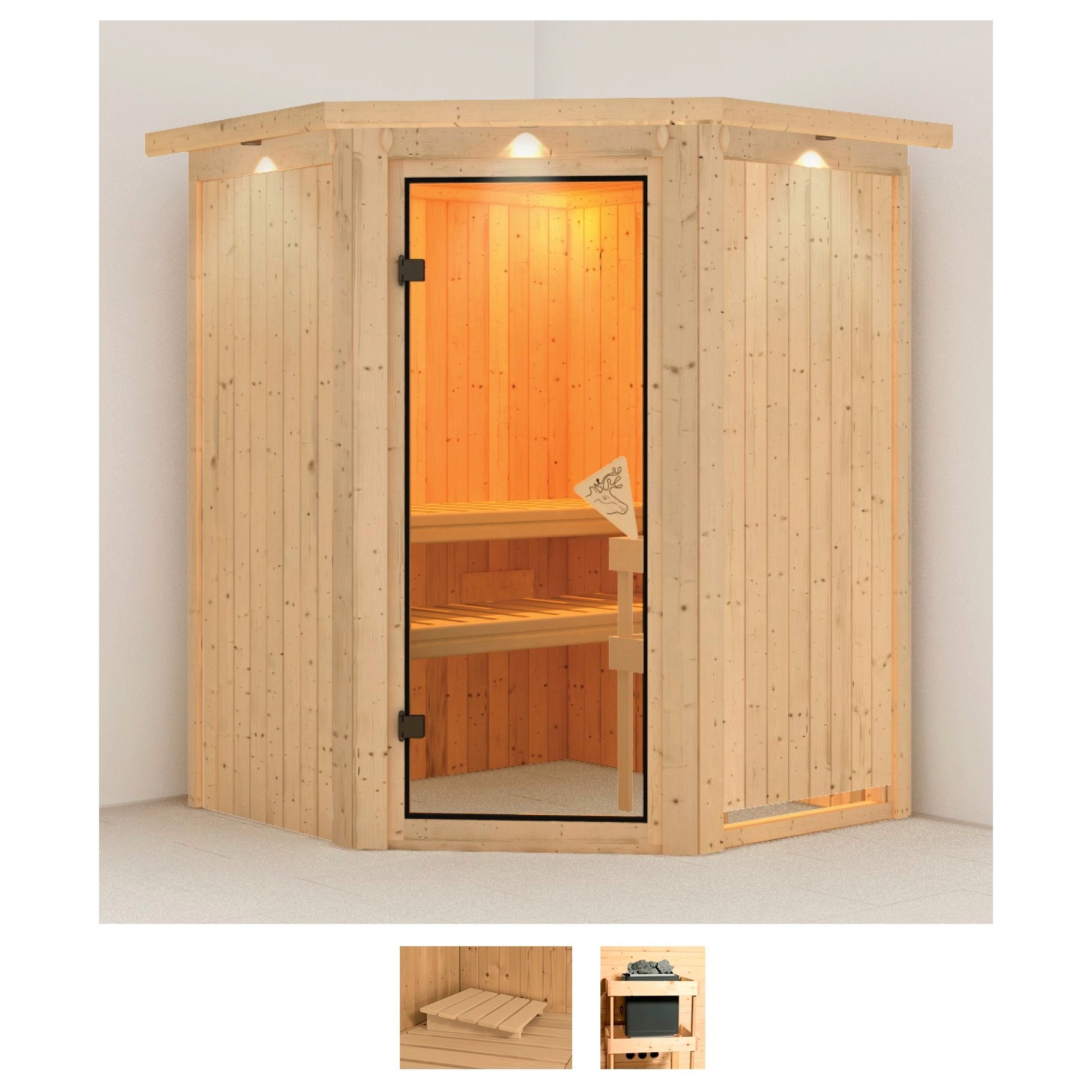 Karibu Sauna »Nanna« Set, ohne Ofen günstig online kaufen