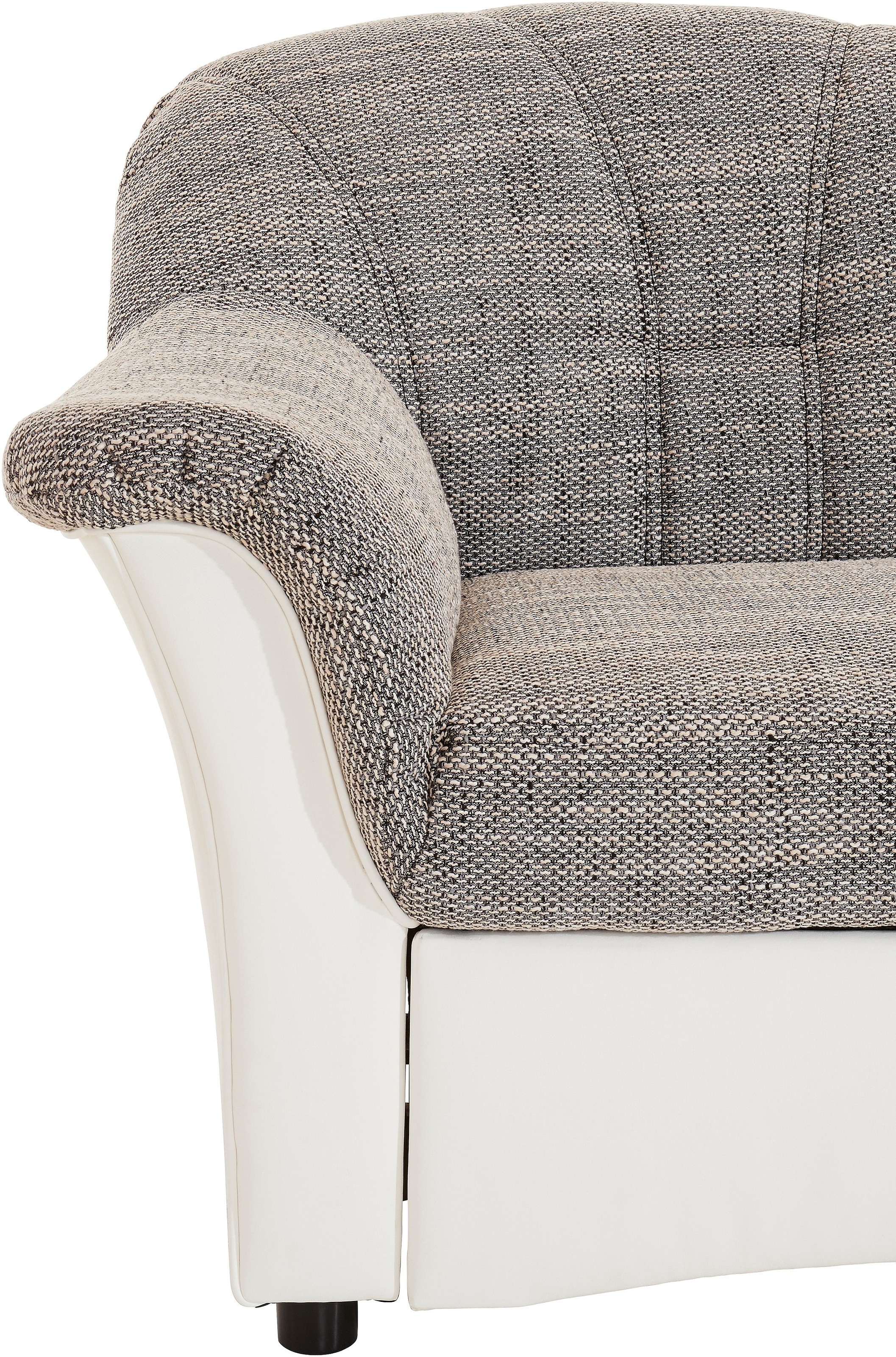 DOMO collection Ecksofa »Flores Schlafsofa, B/T/H: 233/142/86 cm, L-Form«, wahlweise mit Bettfunktion, wahlweise mit Federkern, auch in Leder
