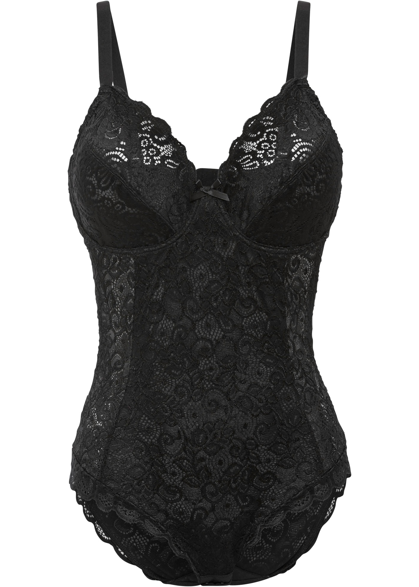 bonprix Body »Body aus edler Spitze« mit edler Spitze, figurbetonte Passform