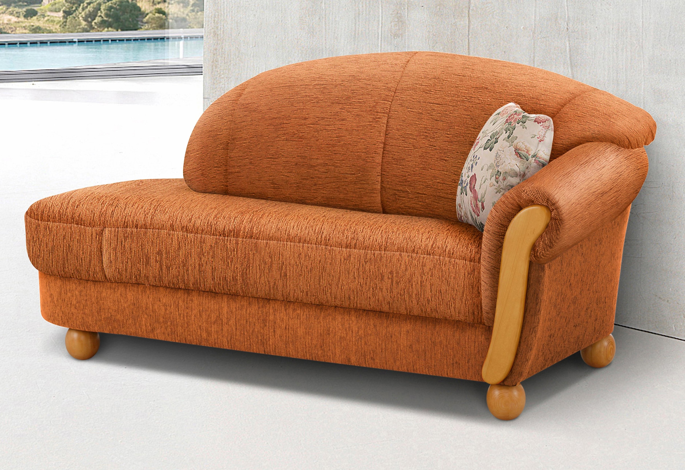 Home affaire Ottomane »Milano, bequemes solitär Sofa im Landhaus-Stil, B/T/ günstig online kaufen