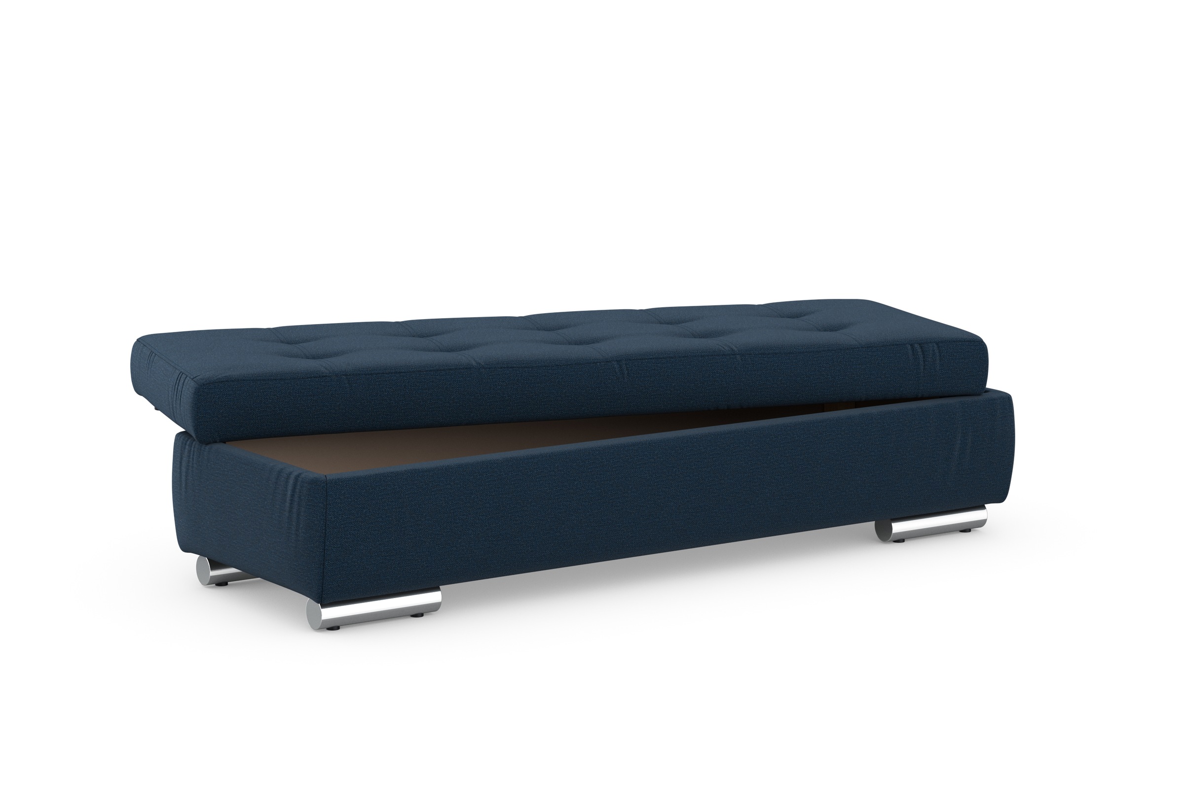 DOMO collection Hocker »Treviso XXL: B/T/H: 161/60/41 cm«, mit Stauraum, auch in Cord, passend zur Serie, moderne Steppung