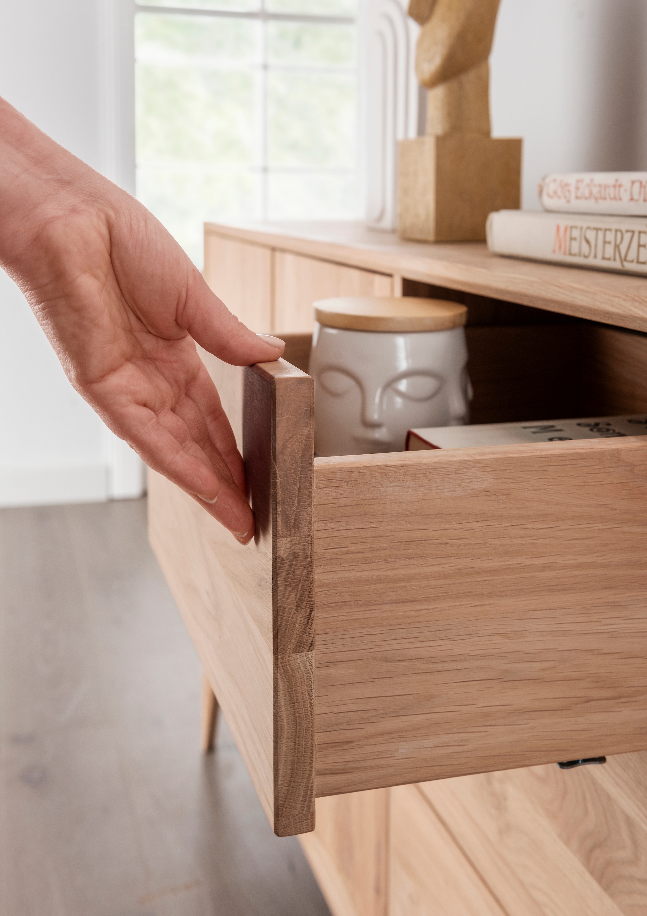 Home affaire Sideboard »Koda«, Schubladen und Türen mit push to open funktion