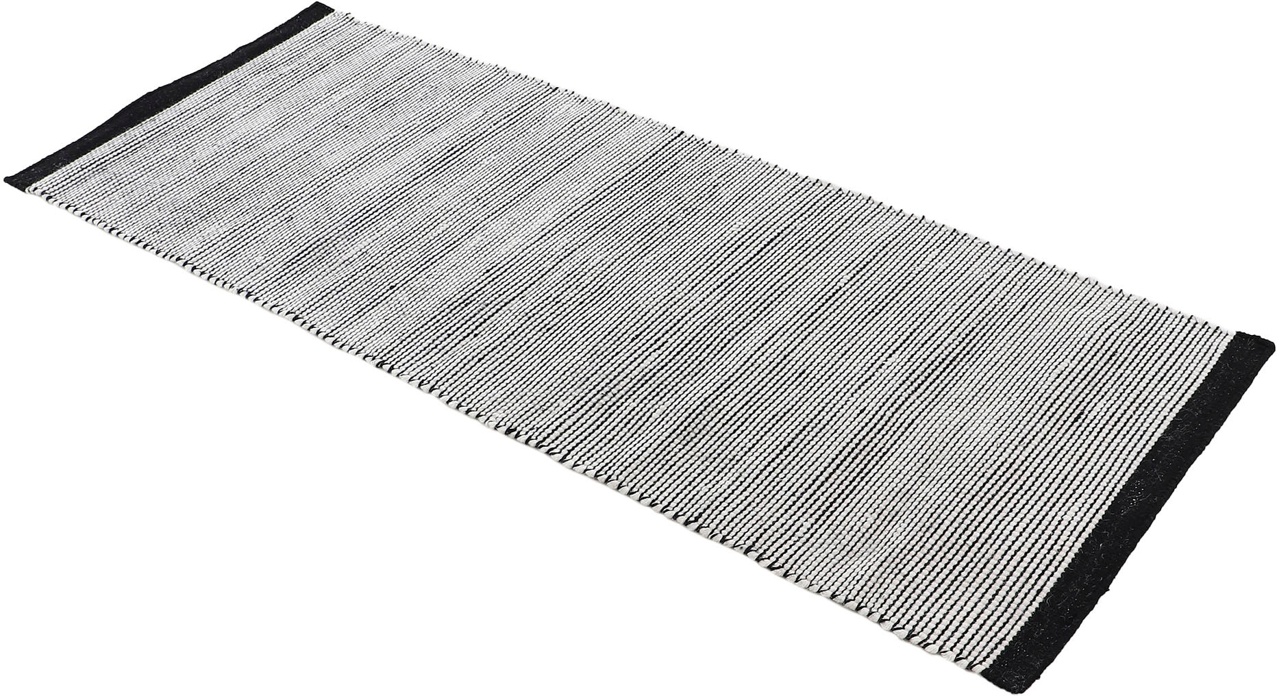 carpetfine Läufer »Mona«, rechteckig, 5 mm Höhe, Wendeteppich aus Wolle/Baumwolle