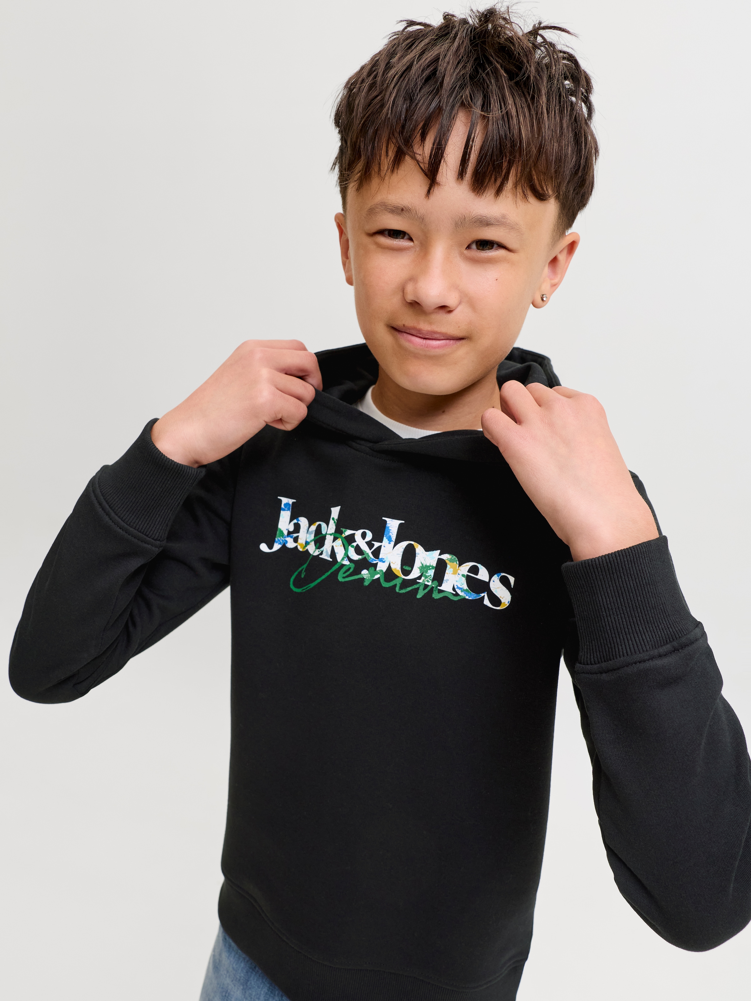 Jack & Jones Junior Kapuzensweatshirt »JJTOM SWEAT HOOD SN JNR«, Baumwollmischung, regular fit
