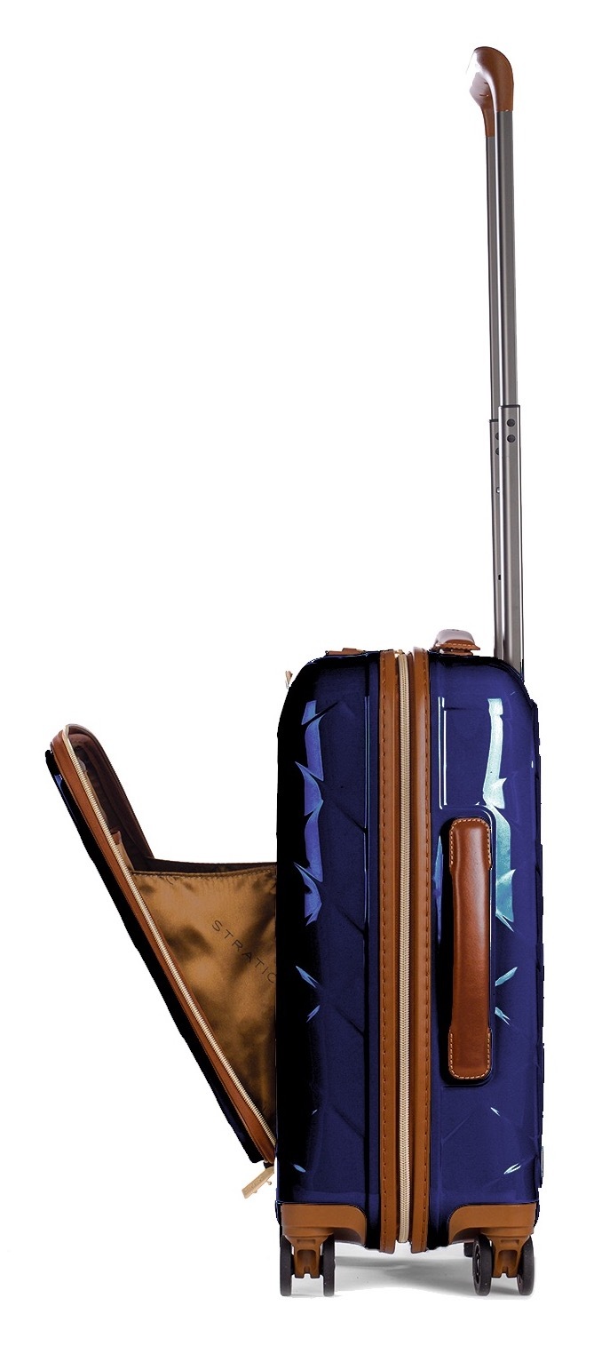 Stratic Trolley »Leather&More Hartschalen-Koffer S«, 4 Rollen, Handgepäck Reisekoffer Reisegepäck TSA-Zahlenschloss