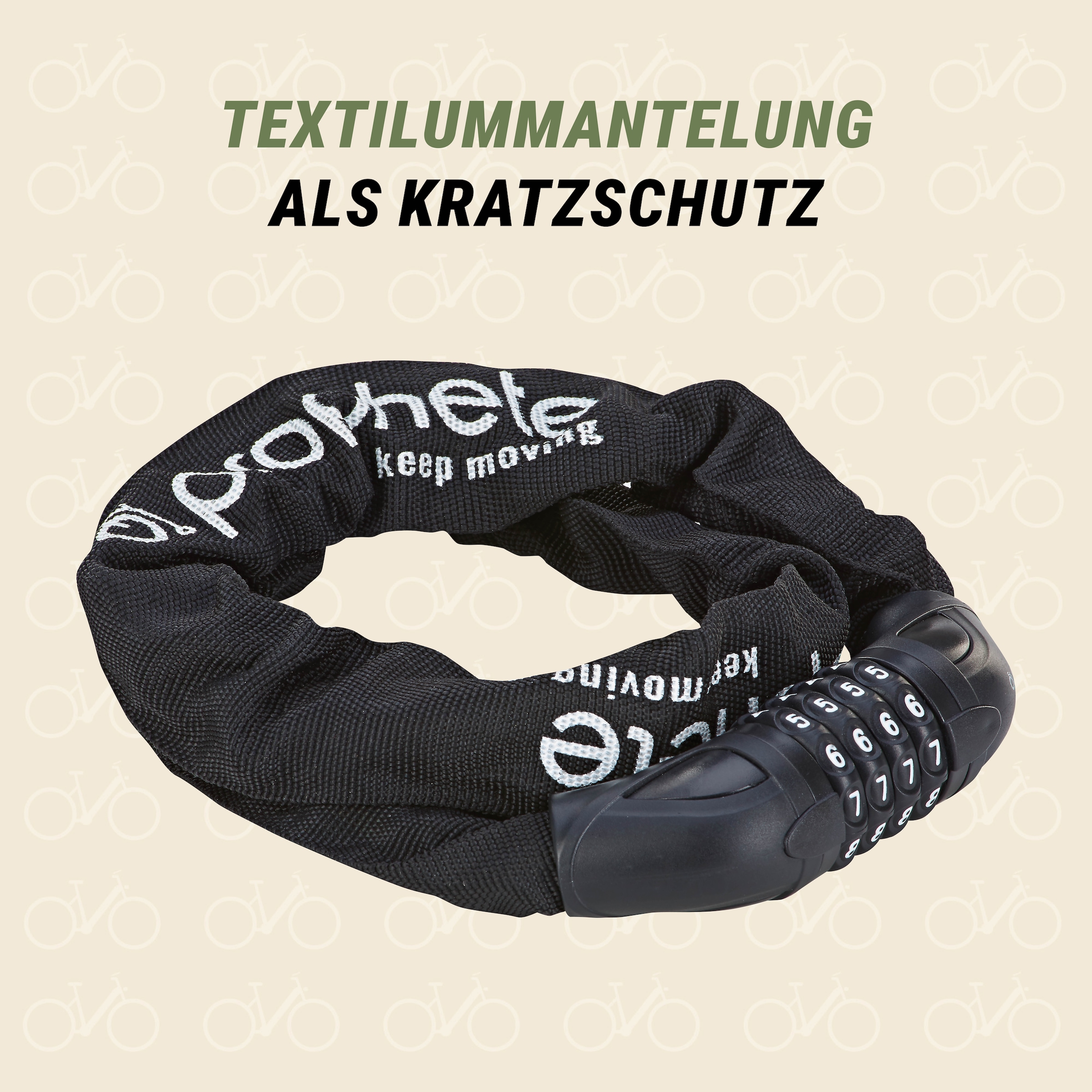 Prophete Zahlenkettenschloss »Zahlen Kettenschloss«