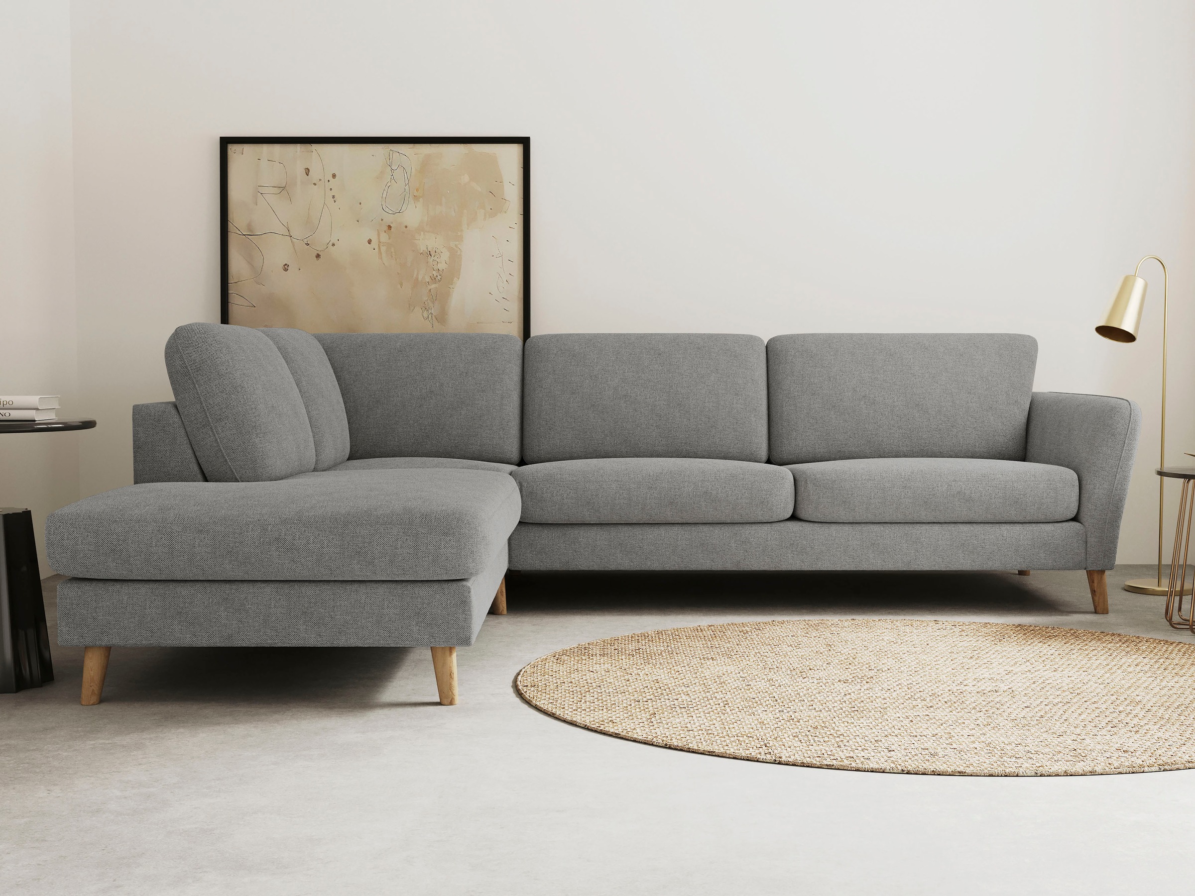 Home affaire Ecksofa »MARSEILLE 278/202 cm, L-Form, Ottom. rechts/links, ve günstig online kaufen